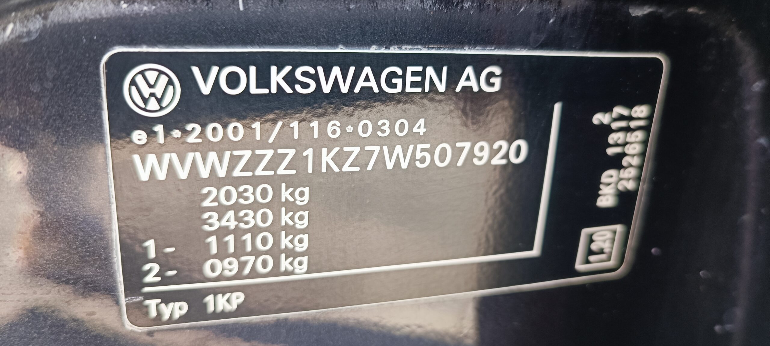 VW GOLF 5 PLUS