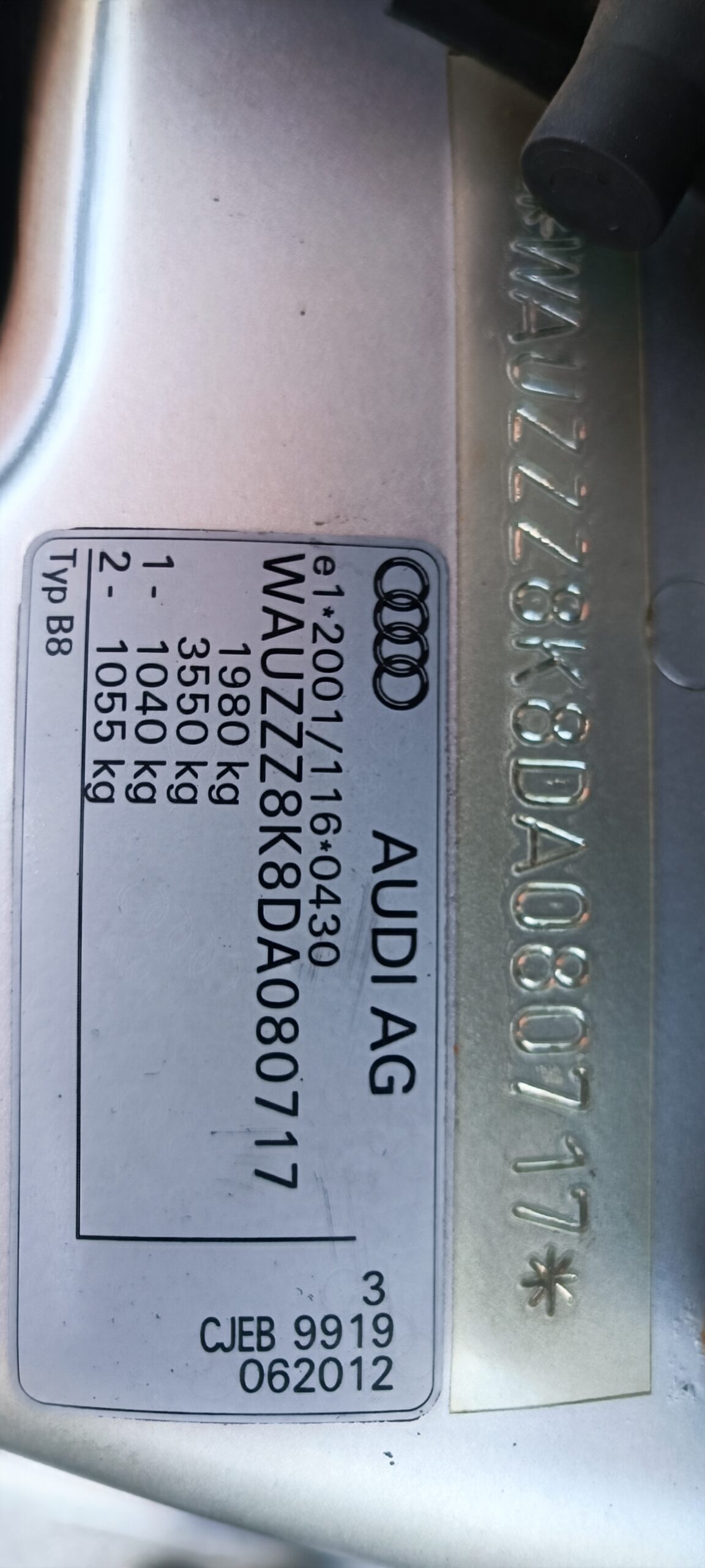 AUDI A4 1.8 TFSI,170 CP, EURO 5