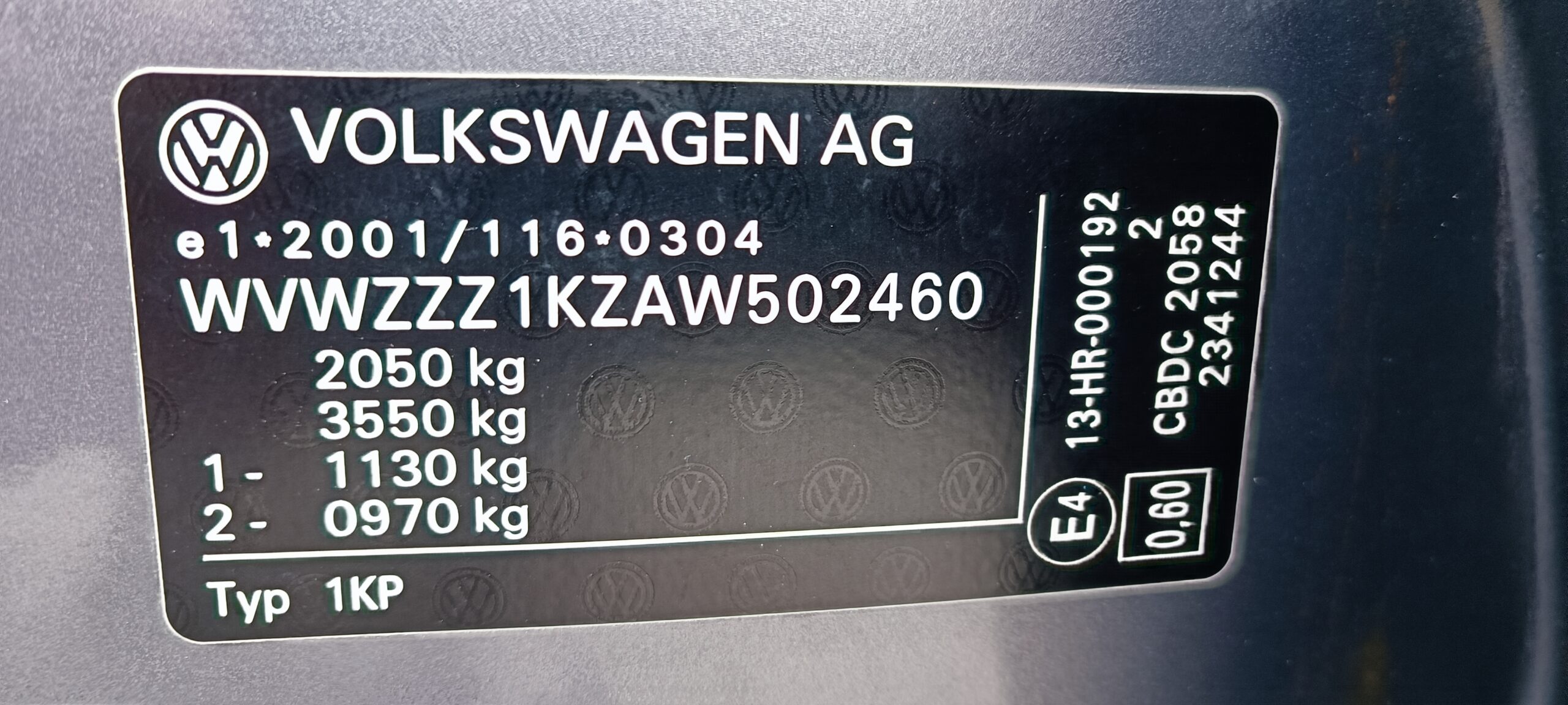 VW GOLF 6 PLUS, 2.0 TDI, EURO 5