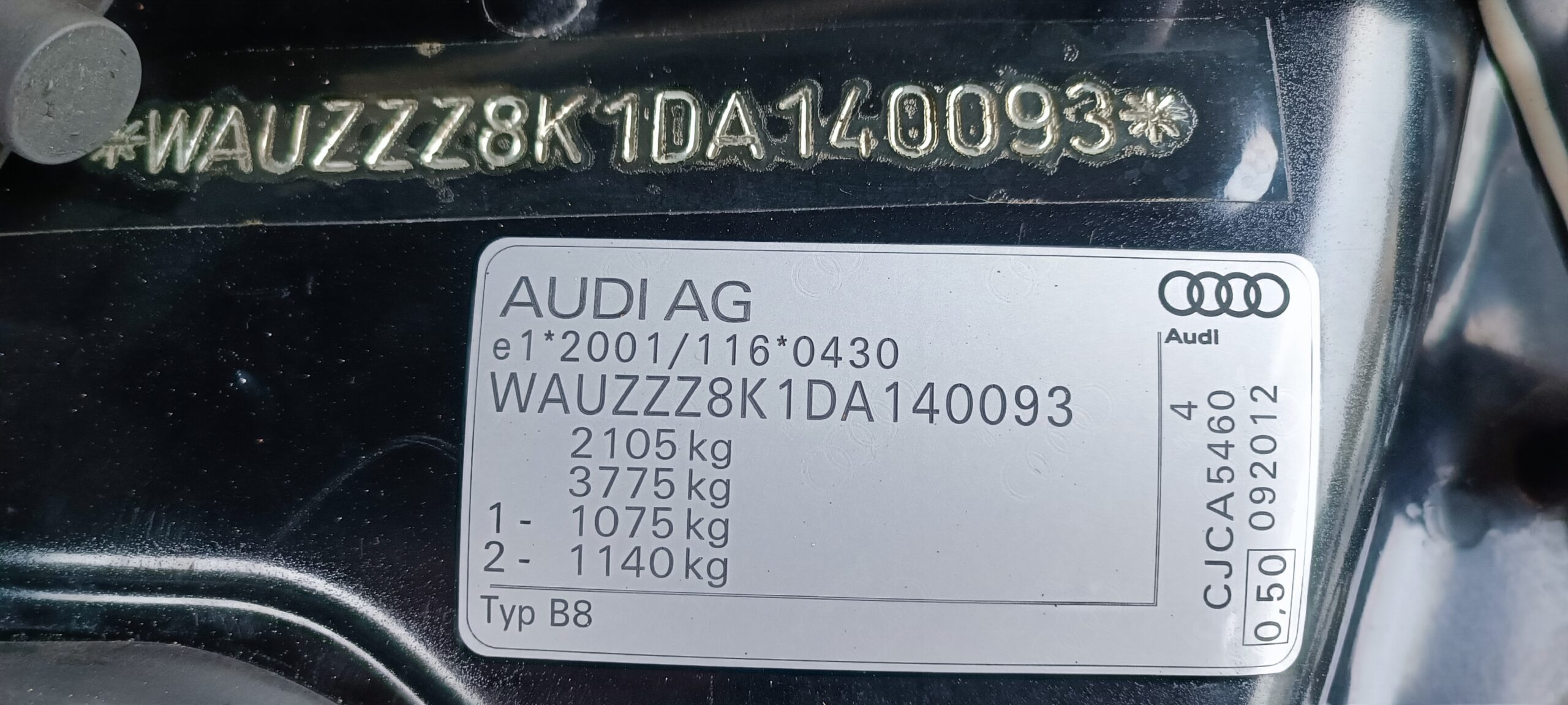 AUDI A4, 2.0 TDI, 143 CP, EURO 5