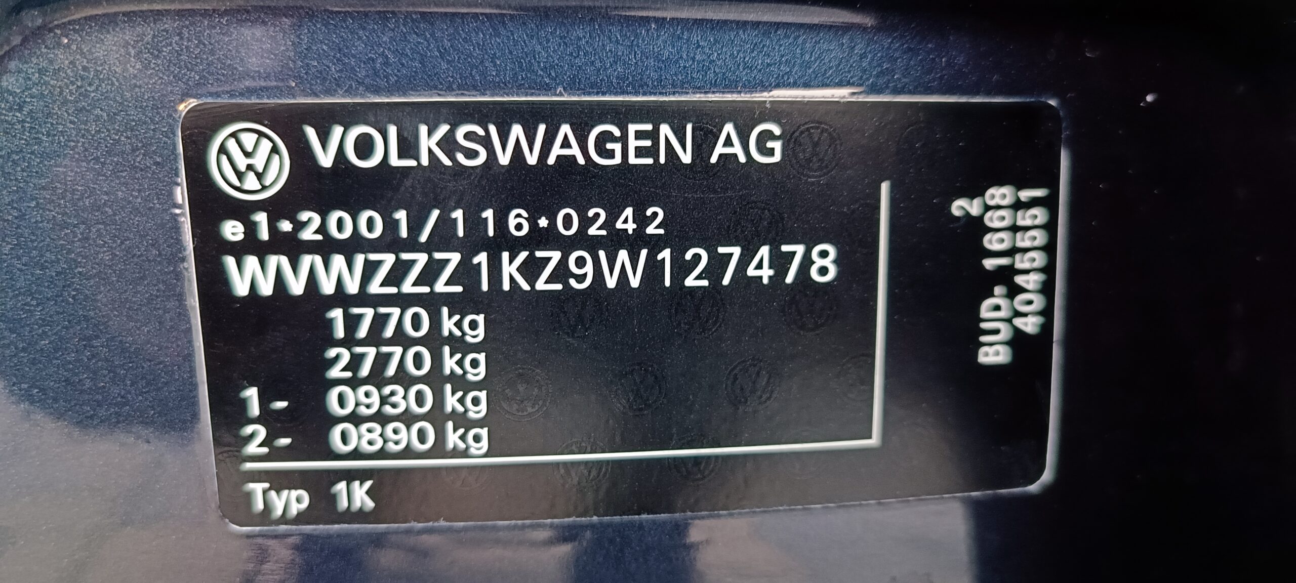 VW Golf 1.4 Benzina