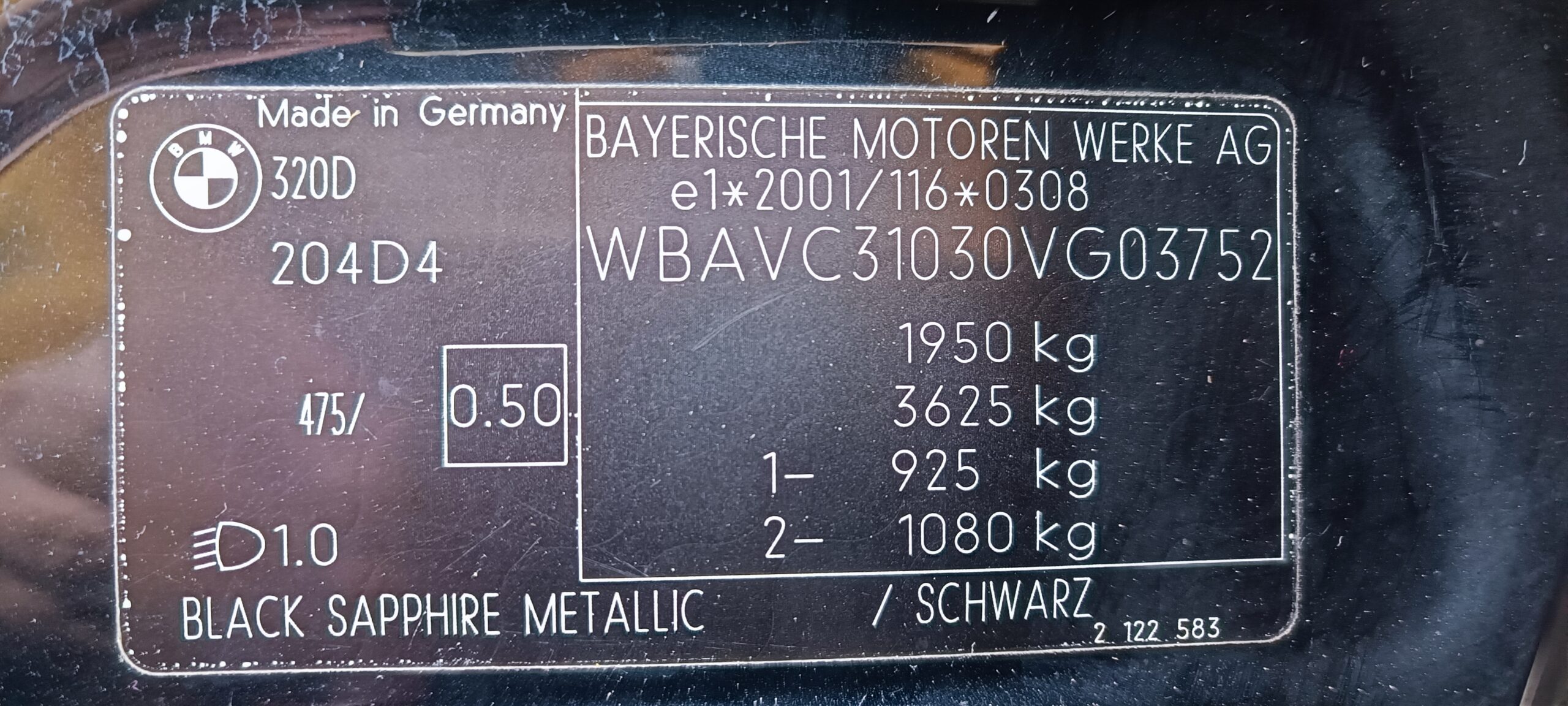 BMW 320 DIESEL M-PAKET