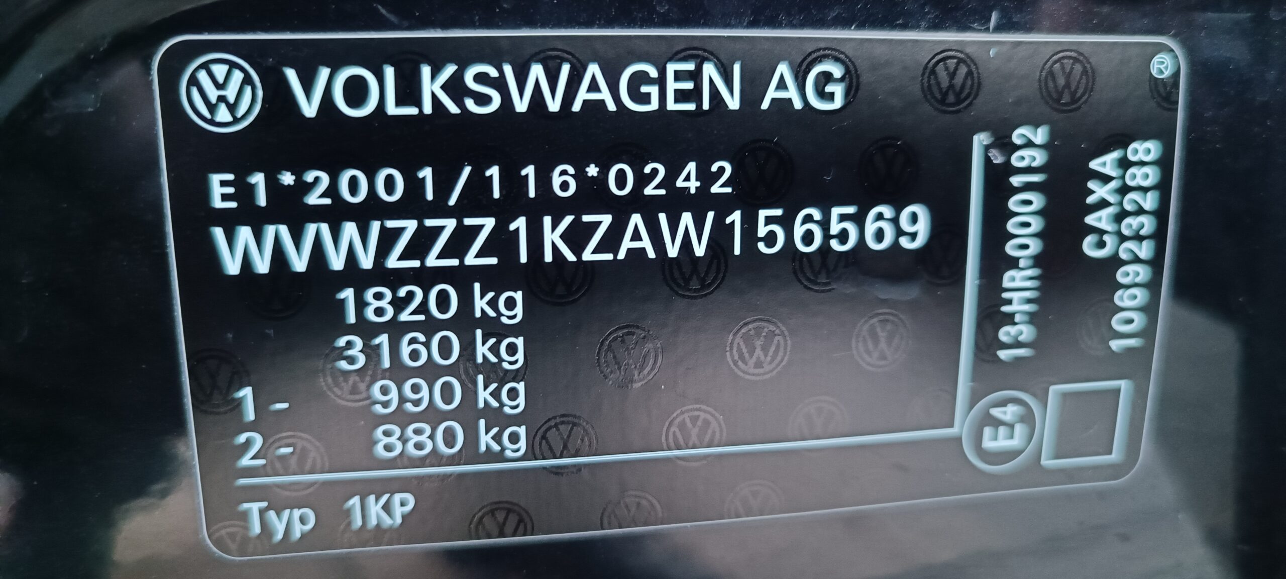VOLKSWAGEN VW GOLF 6, 1.4 TFSI, 122 CP, EURO 5, AN 2010