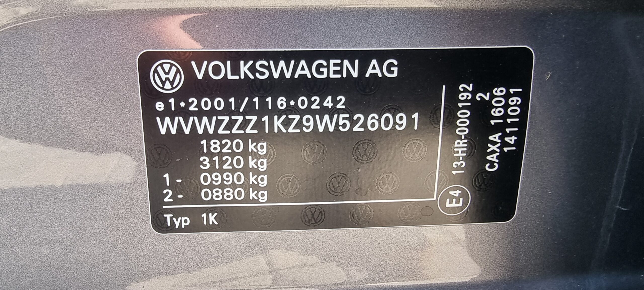 VW Golf 6  1.4 Benzina