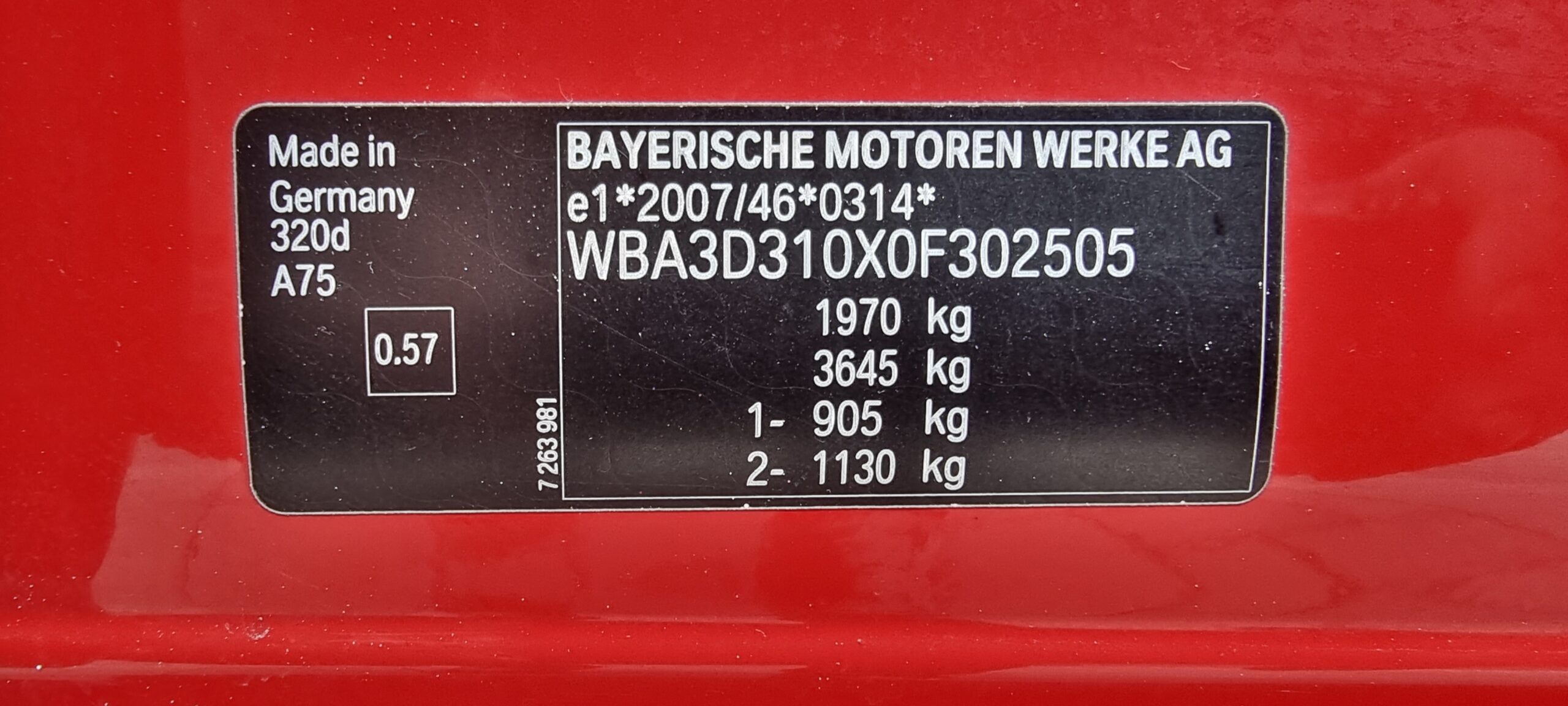 BMW F30  2.0 D  184 CP Euro 5