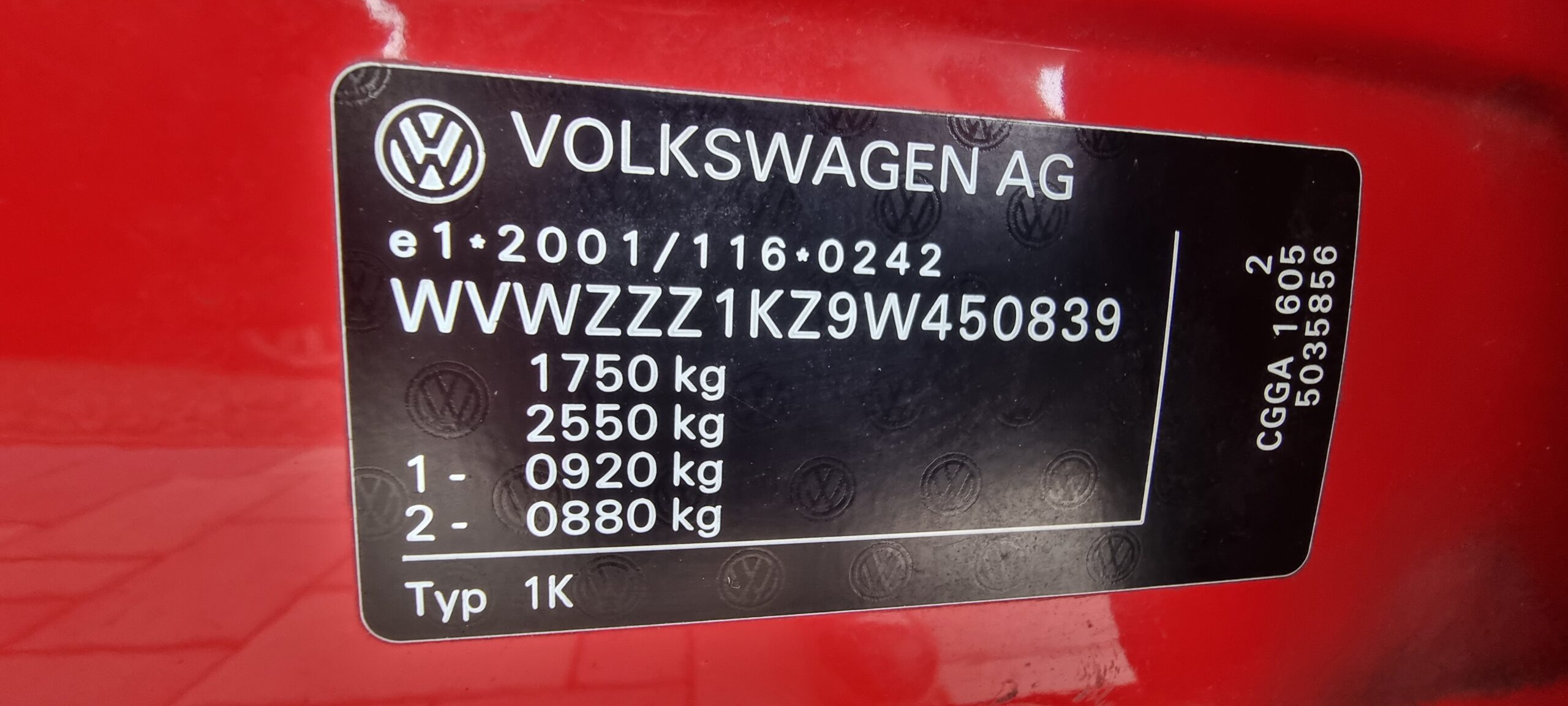 VW GOLF 6, 1.4 BENZINA, 80 CP, EURO 5 AN 2009