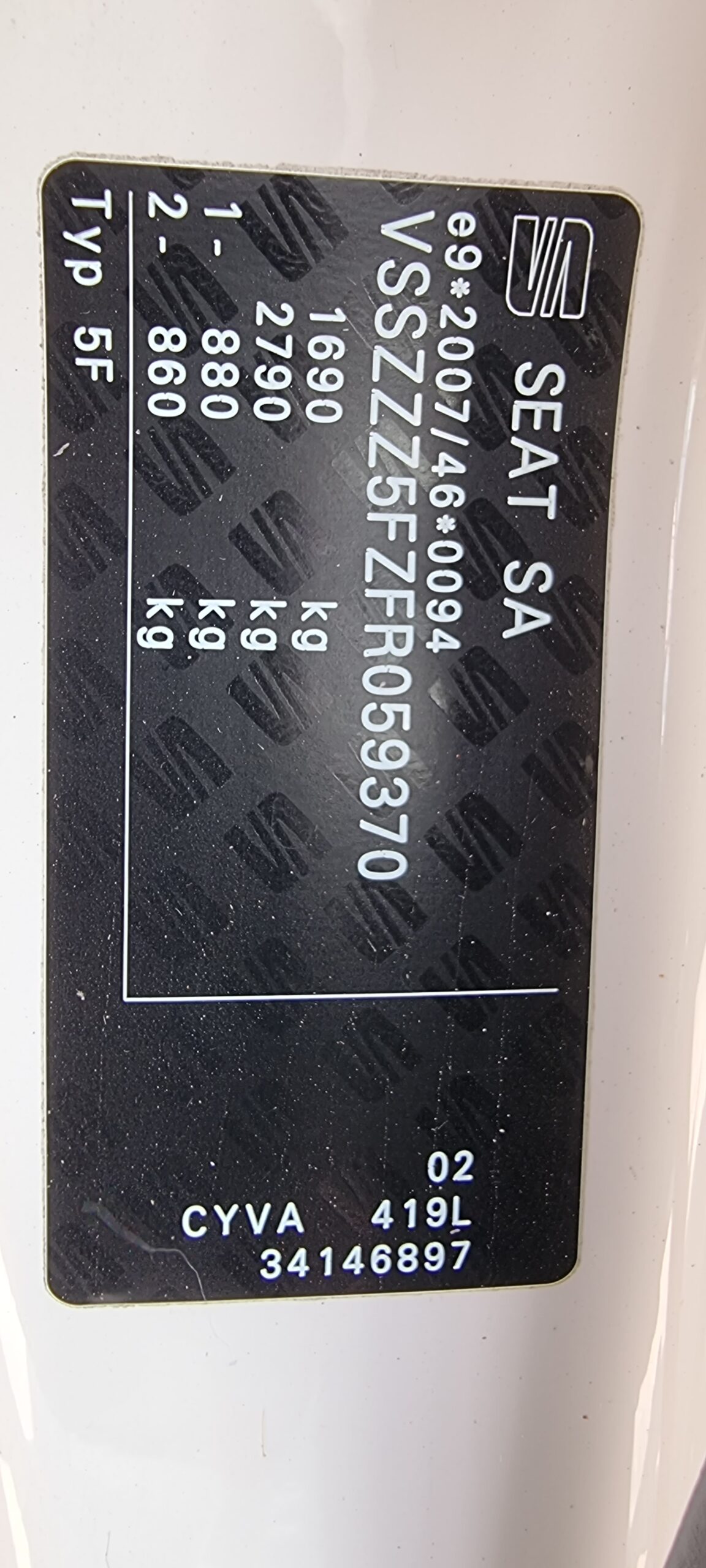 SEAT LEON 1.2 BENZINA, 86 CP, EURO 6, AN 2015