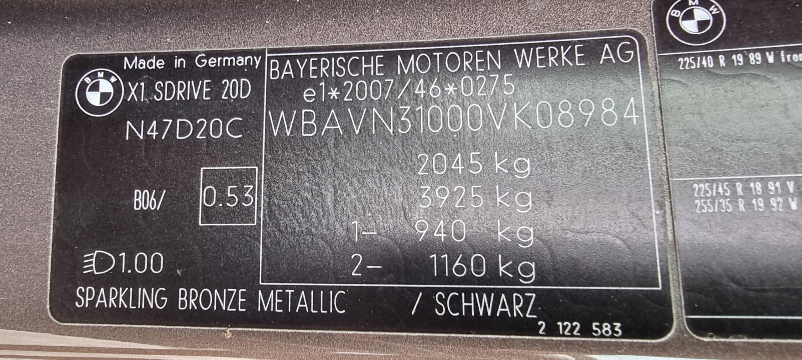 BMW X1, 2.0 DIESEL, 177 CP, EURO 5