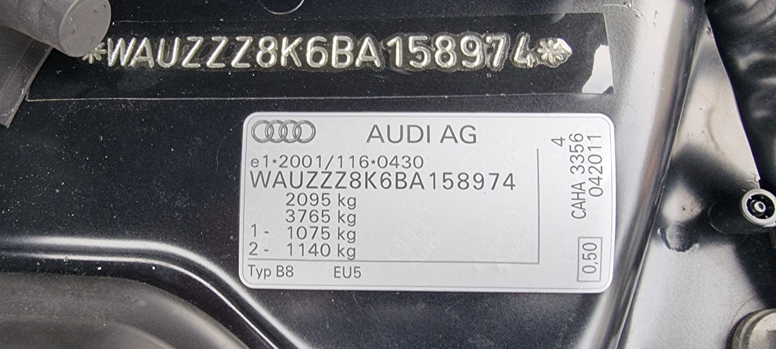 AUDI A4 S-LINE   2.0 TDI , 170 CP, EURO 5, AN 2011