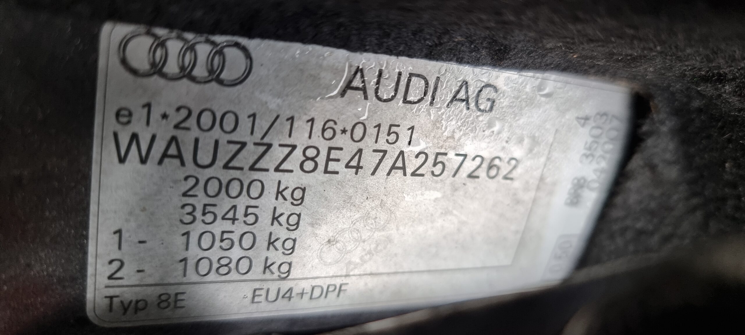 AUDI A4 S-LINE, 1.9 TDI, 116 CP, AN 2007