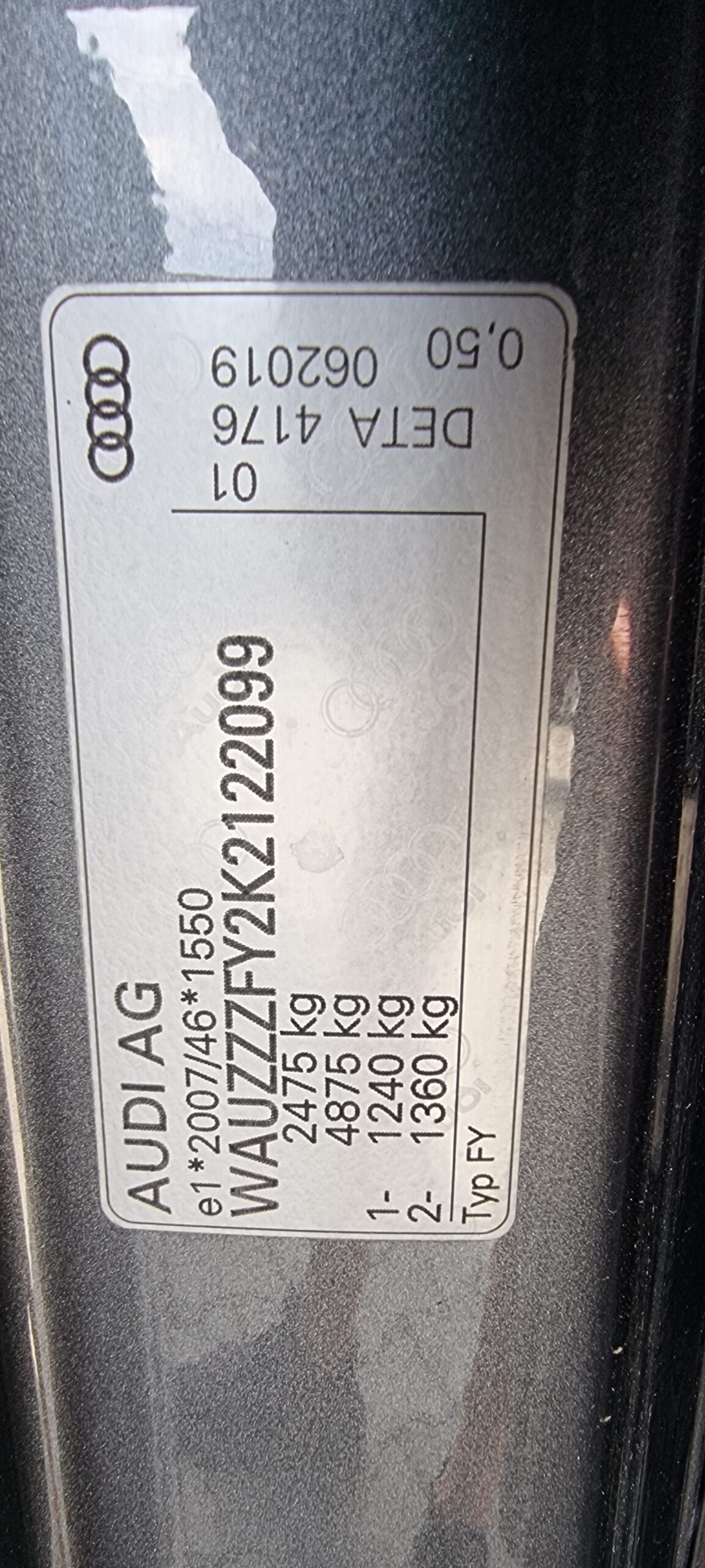 AUDI Q5 S-LINE QUATTRO, 2.0 TDI, 190 CP, EURO 6, AN 2019