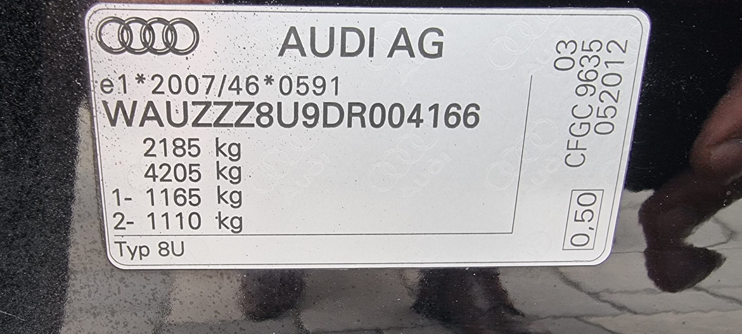 AUDI Q 3, 2.0 TDI, 177CP, EURO 5, AN 2013