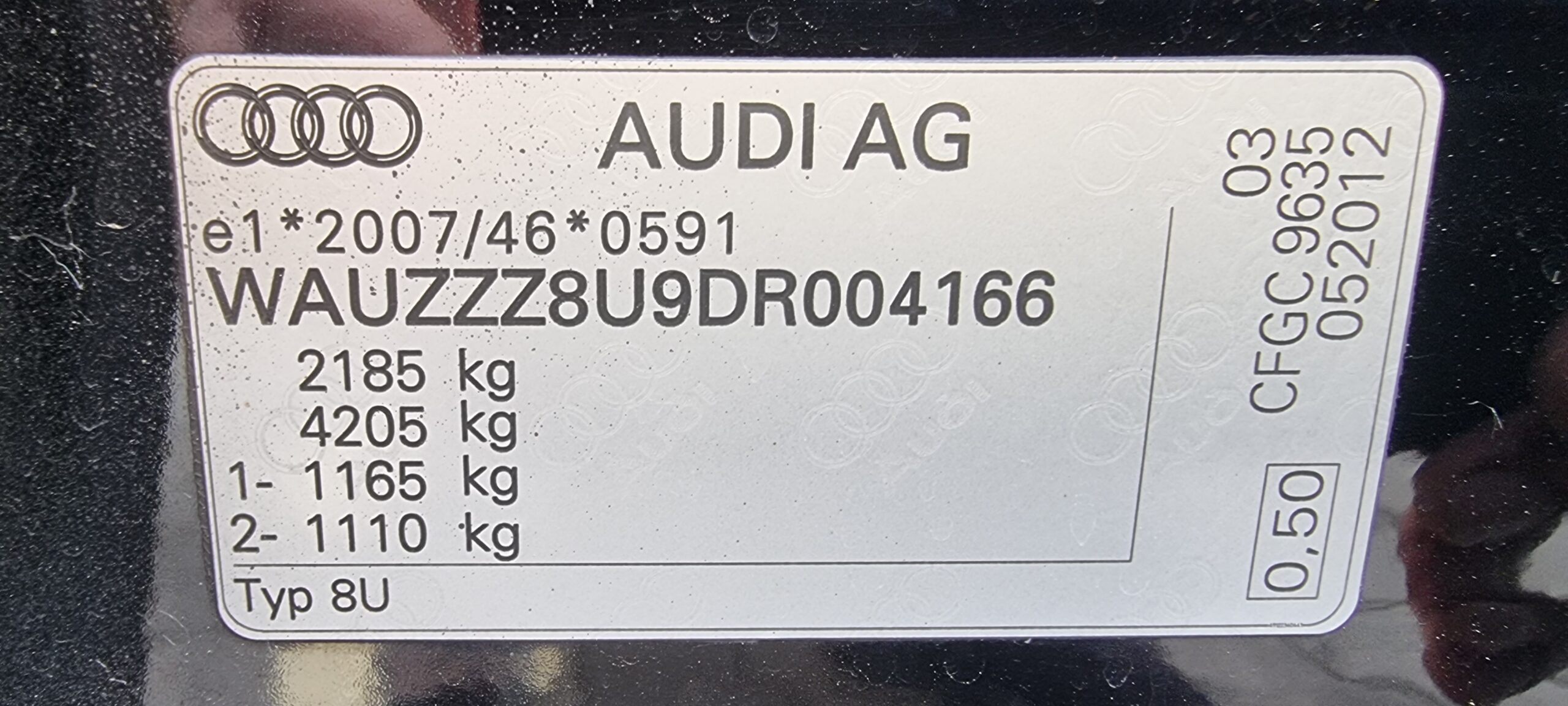 AUDI Q 3, 2.0 TDI, 177CP, EURO 5, AN 2013