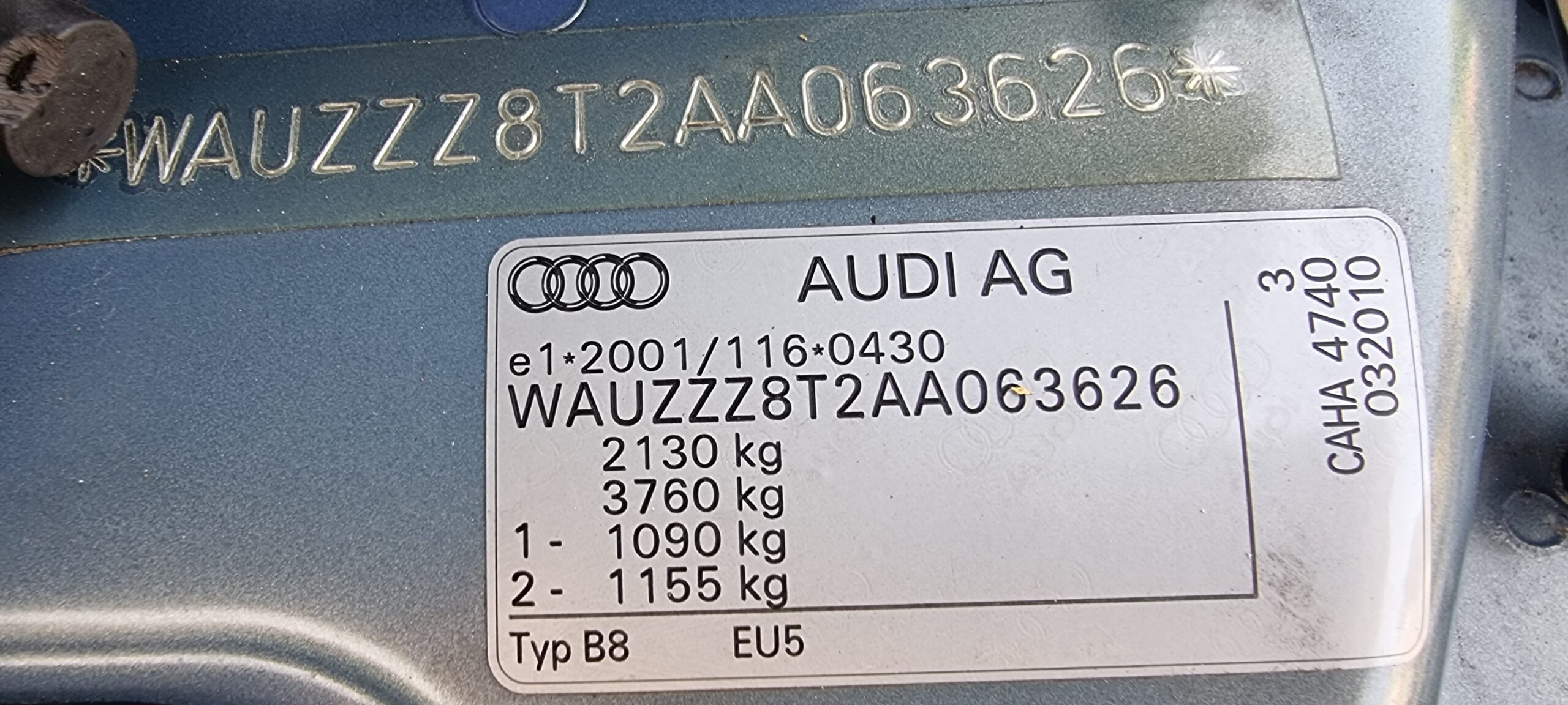 AUDI A5 S-LINE QUATTRO, 2.0 TDI, 170 CP, EURO 5