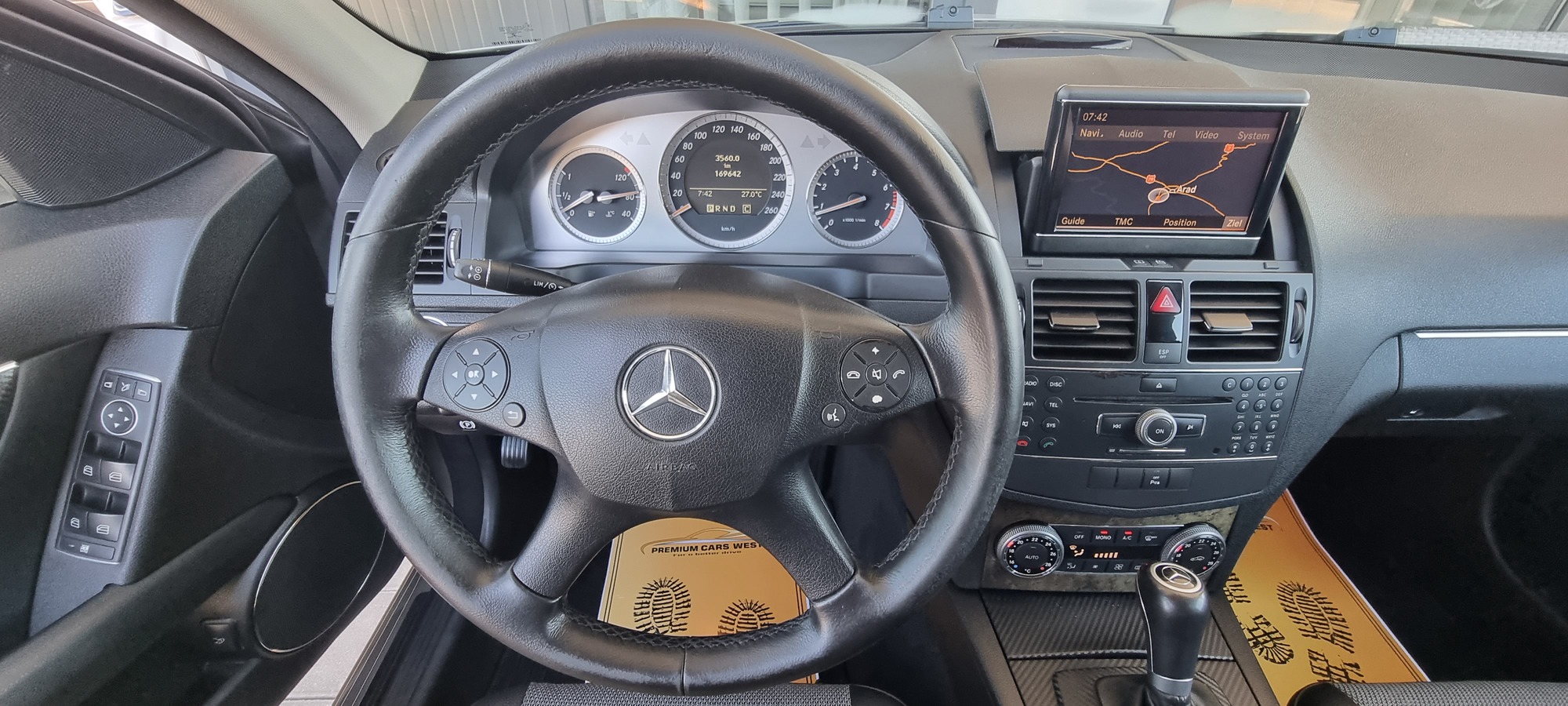 MERCEDES BENZ C200 KOMPRESSOR AVANTGARDE, 1,8 BENZINA, 184 CP, AN 2008
