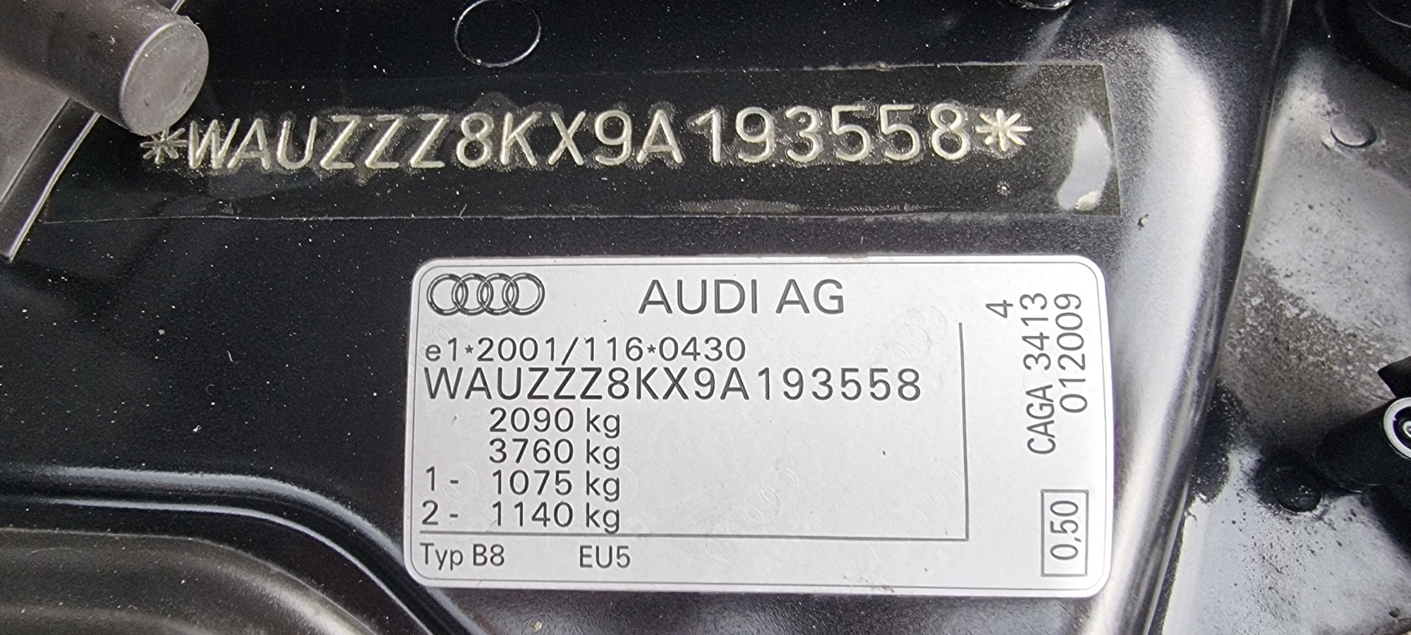 AUDI A4 2.0 TDI EURO 5  RATE-LIVRARE-GARANTIE