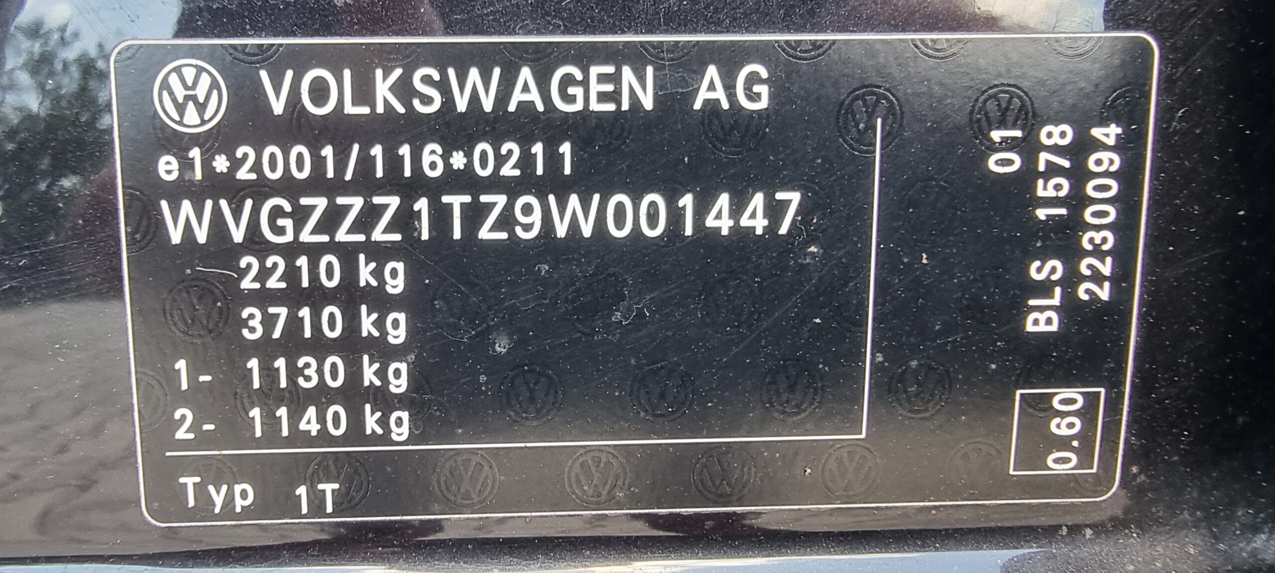 VW TOURAN 1.9 TDI 7 LOCURI