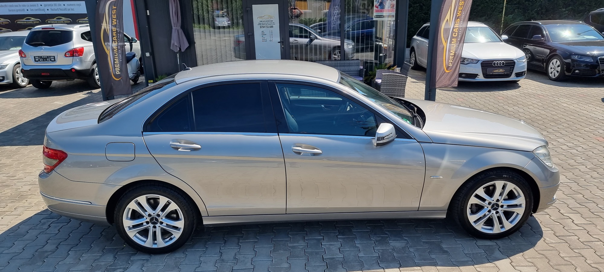 MERCEDES BENZ C200 KOMPRESSOR AVANTGARDE, 1,8 BENZINA, 184 CP, AN 2008