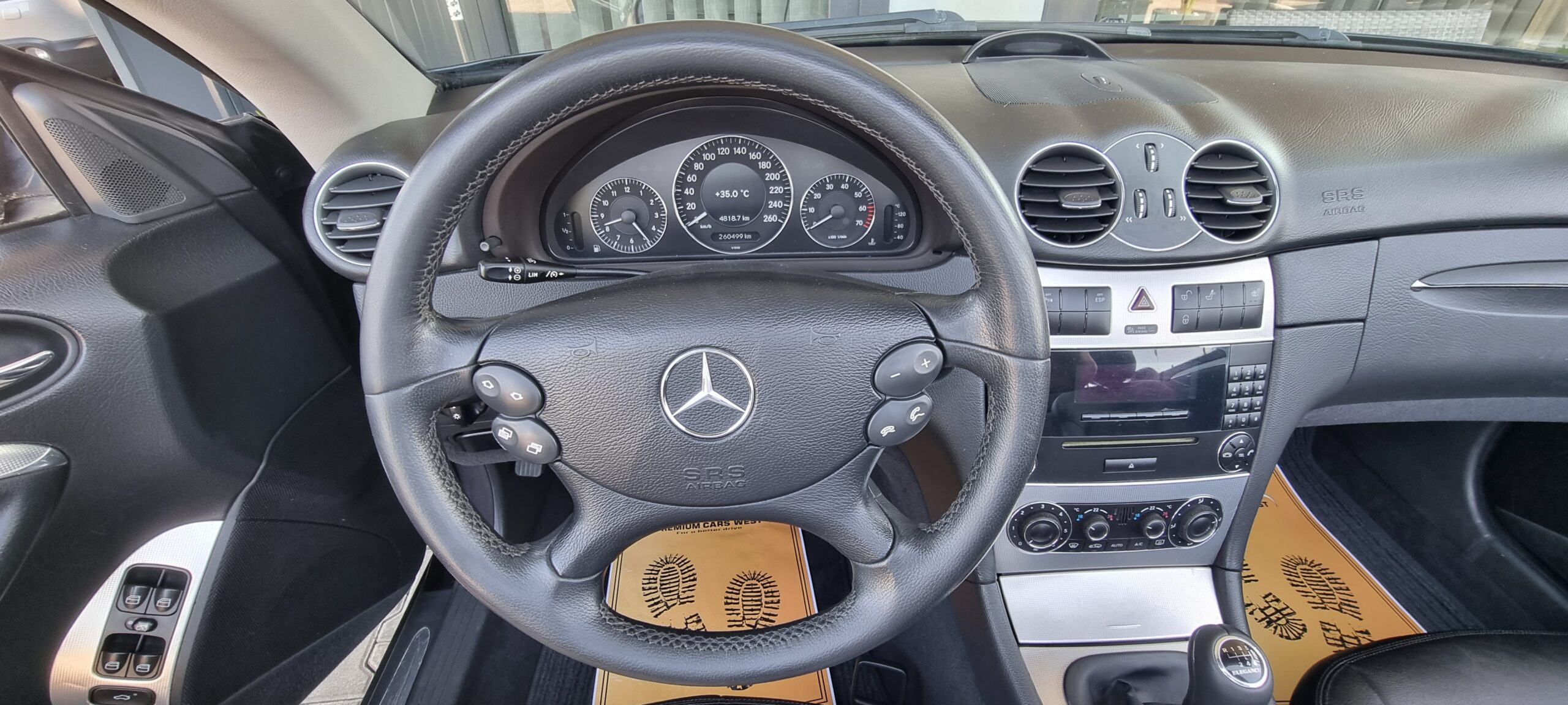 MERCEDES CLK 200 KOMPRESSOR, 1.8 BENZINA, 163 CP, AN 2005