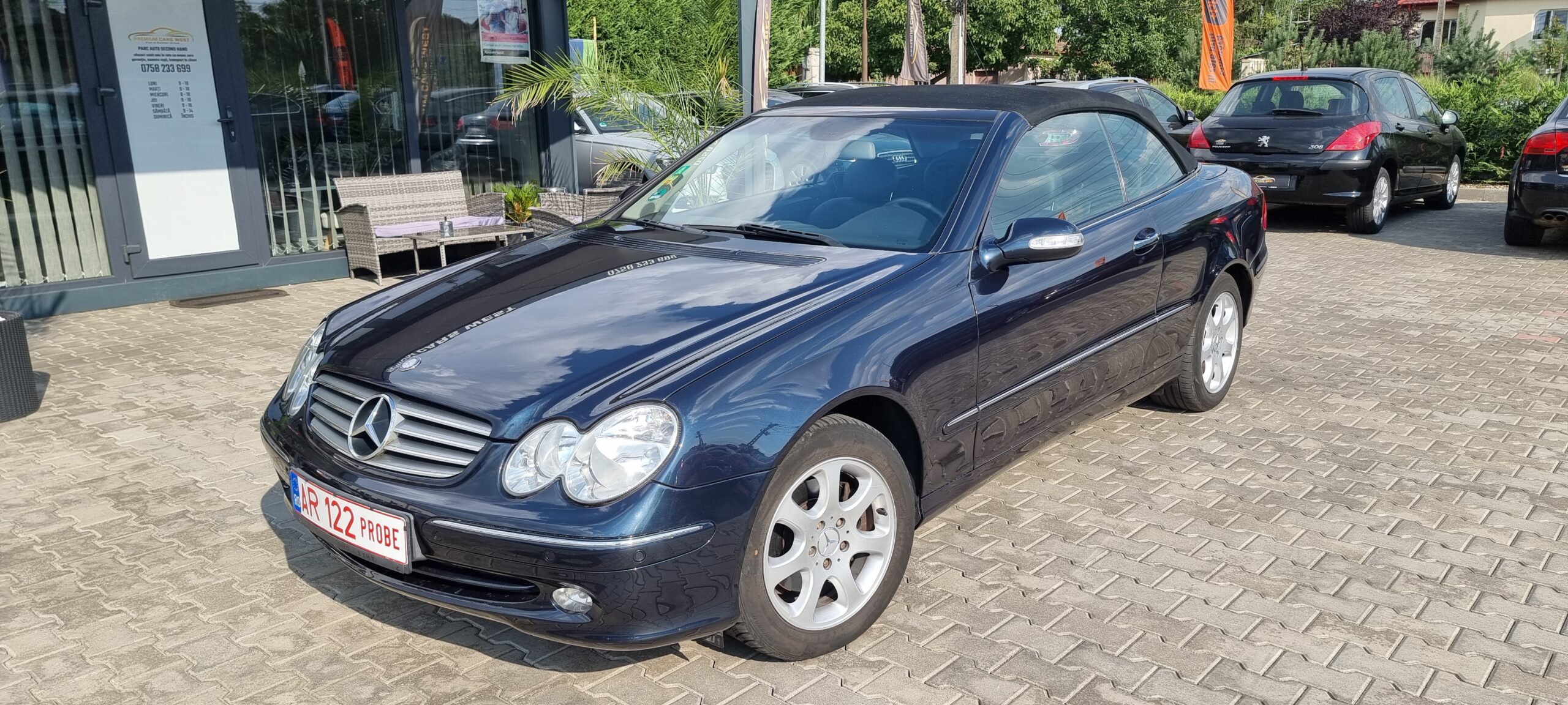 MERCEDES CLK 200 KOMPRESSOR, 1.8 BENZINA, 163 CP, AN 2005