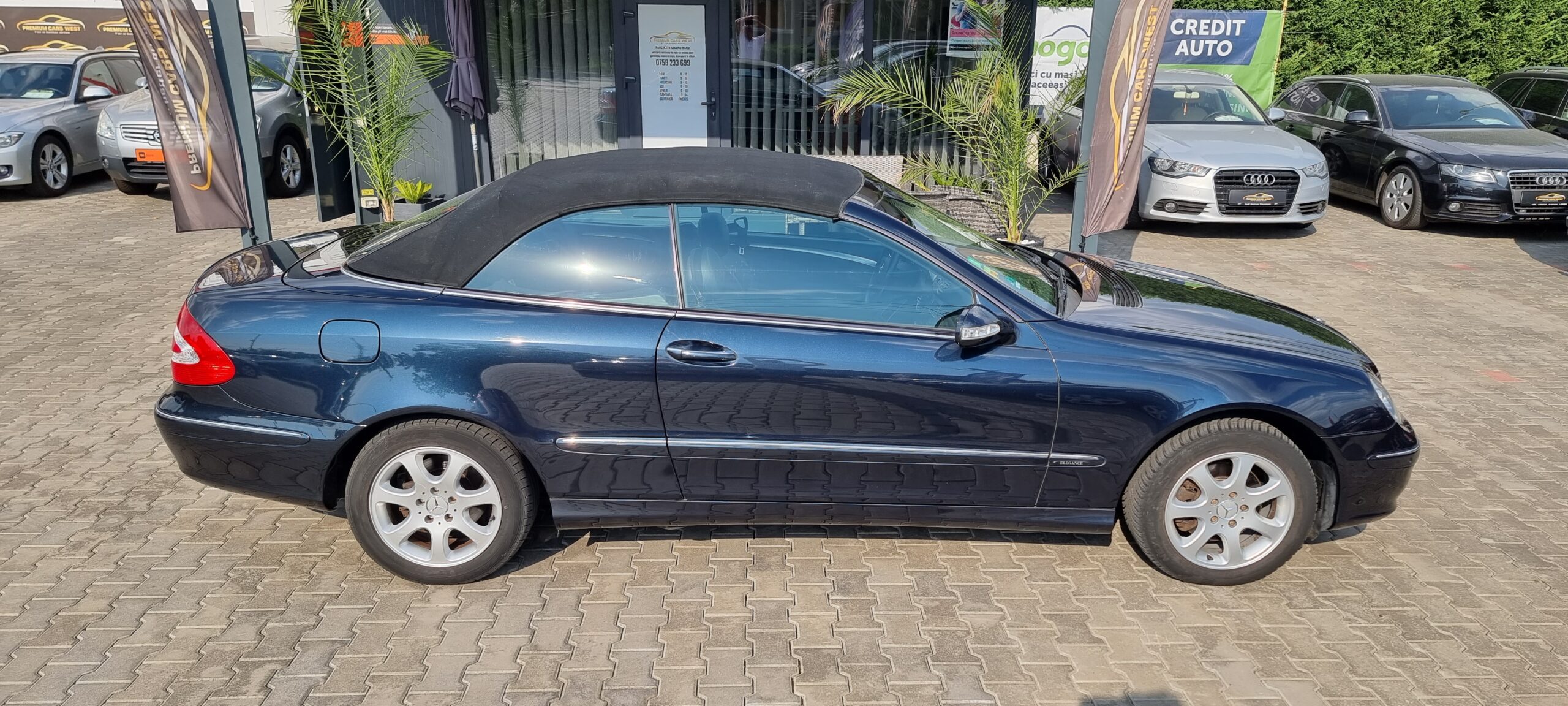 MERCEDES CLK 200 KOMPRESSOR, 1.8 BENZINA, 163 CP, AN 2005