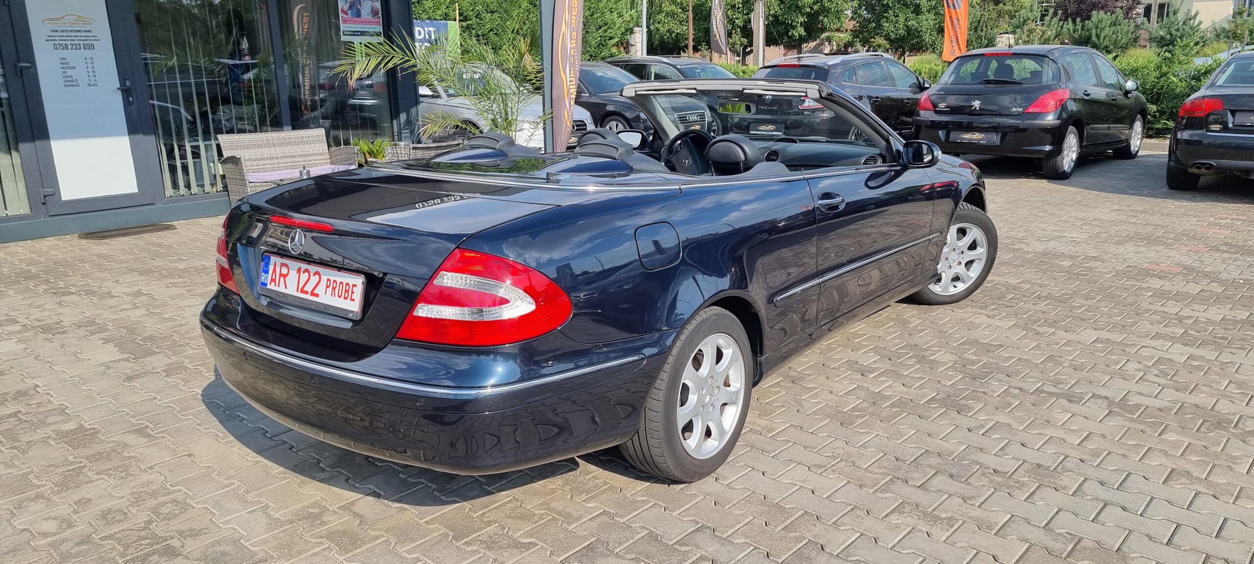 MERCEDES CLK 200 KOMPRESSOR, 1.8 BENZINA, 163 CP, AN 2005