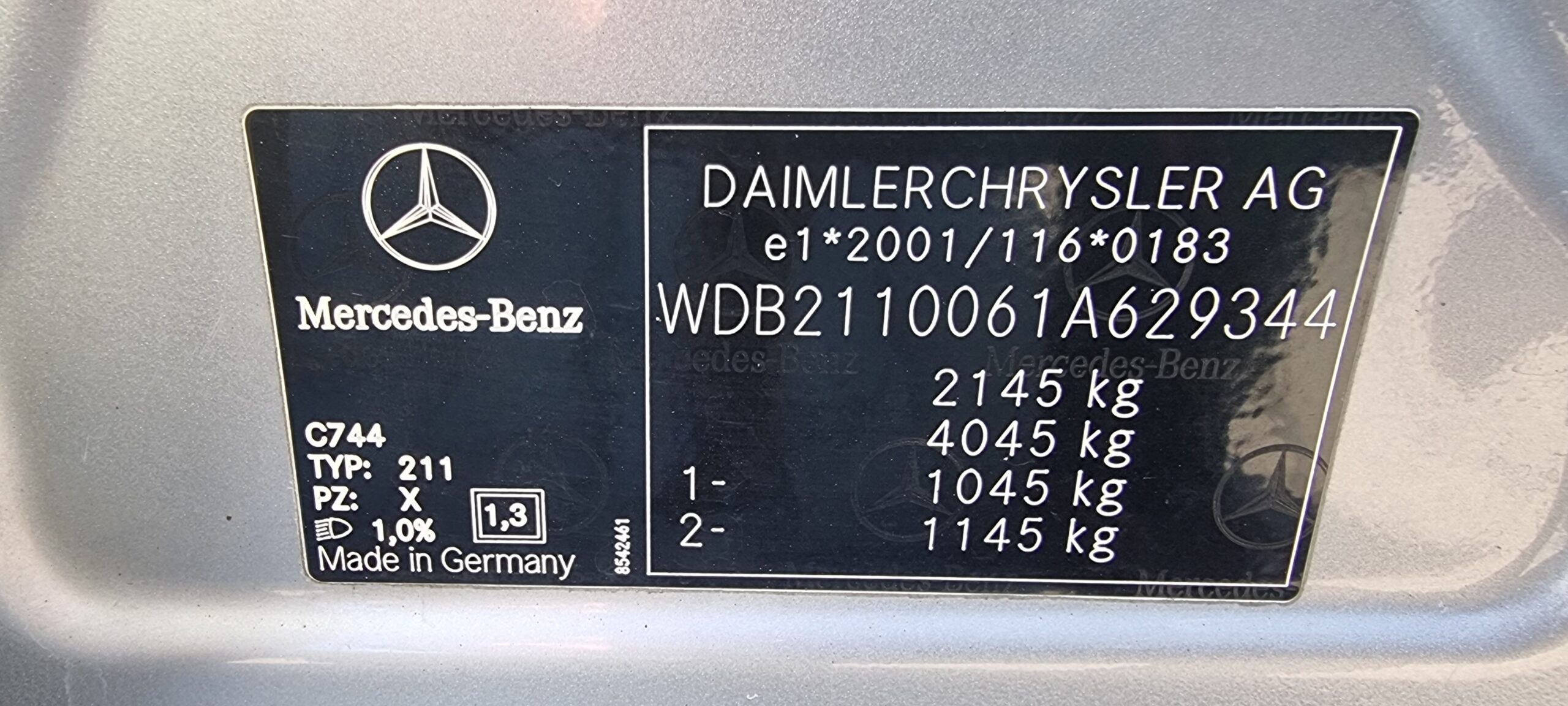 MERCEDES E 220 ELEGANCE, 2.2 DIESEL, 136 CP, AN 2004