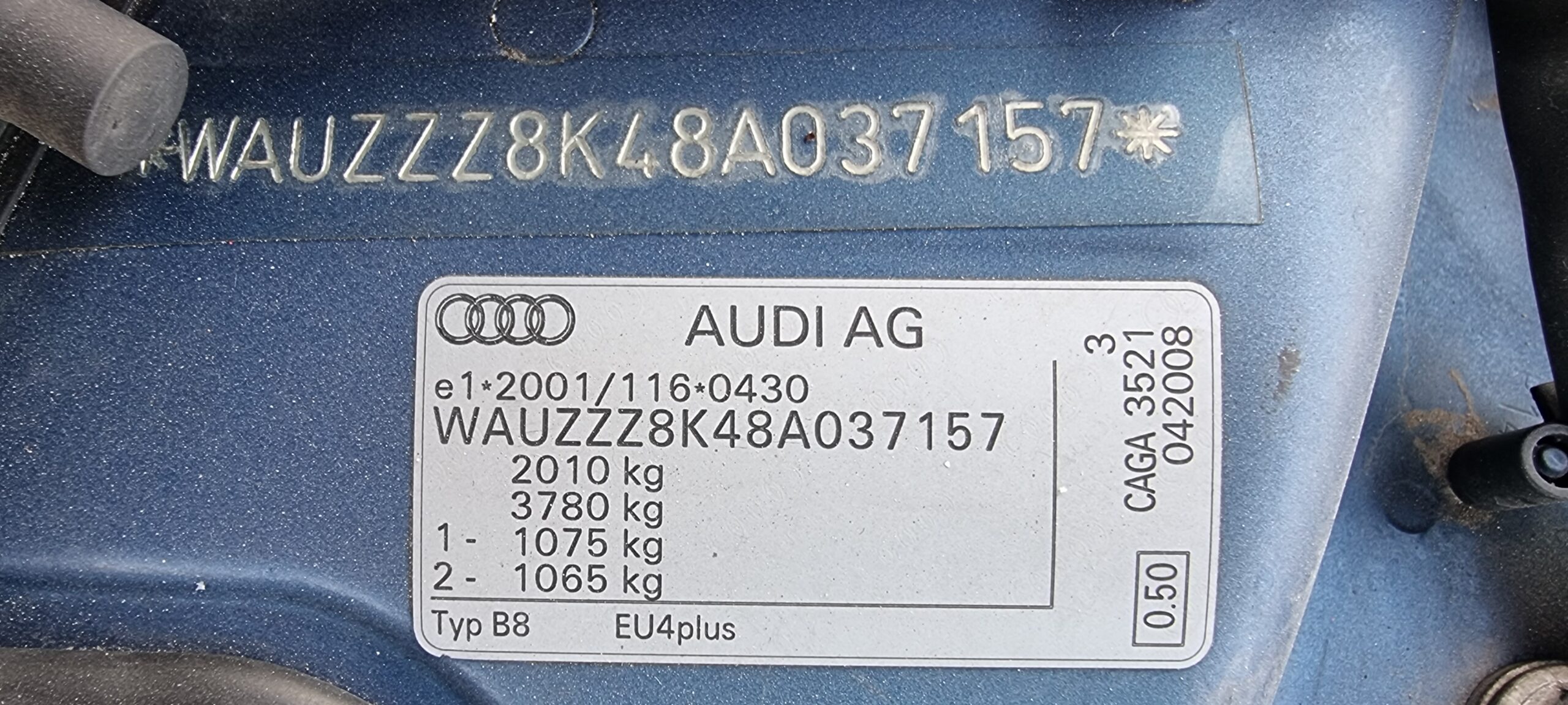 AUDI A4  2.0 TDI  RATE-LIVRARE-GARANTIE