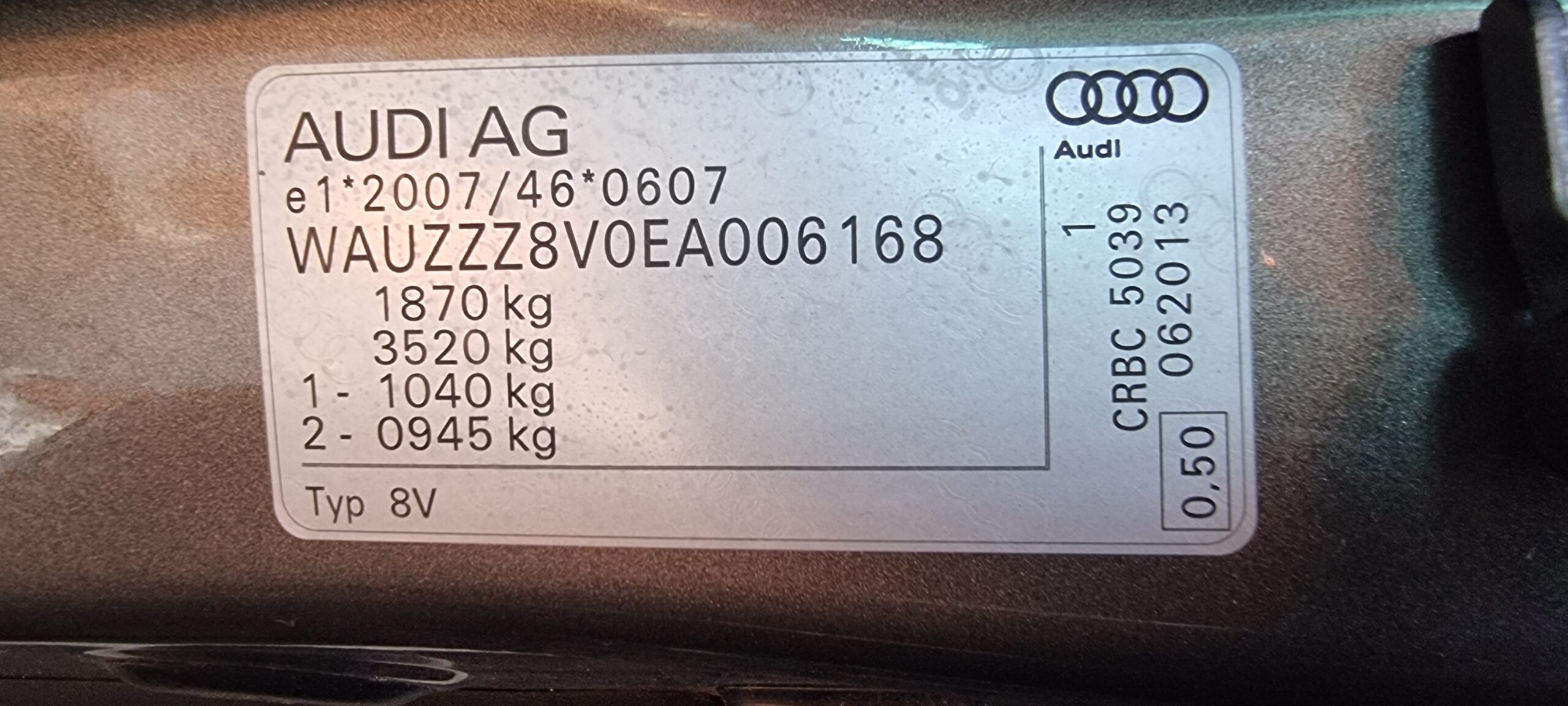 AUDI A3, 2.0 TDI, 150 CP, EURO 5, AN 2013  RATE-LIVRARE-GARANTIE