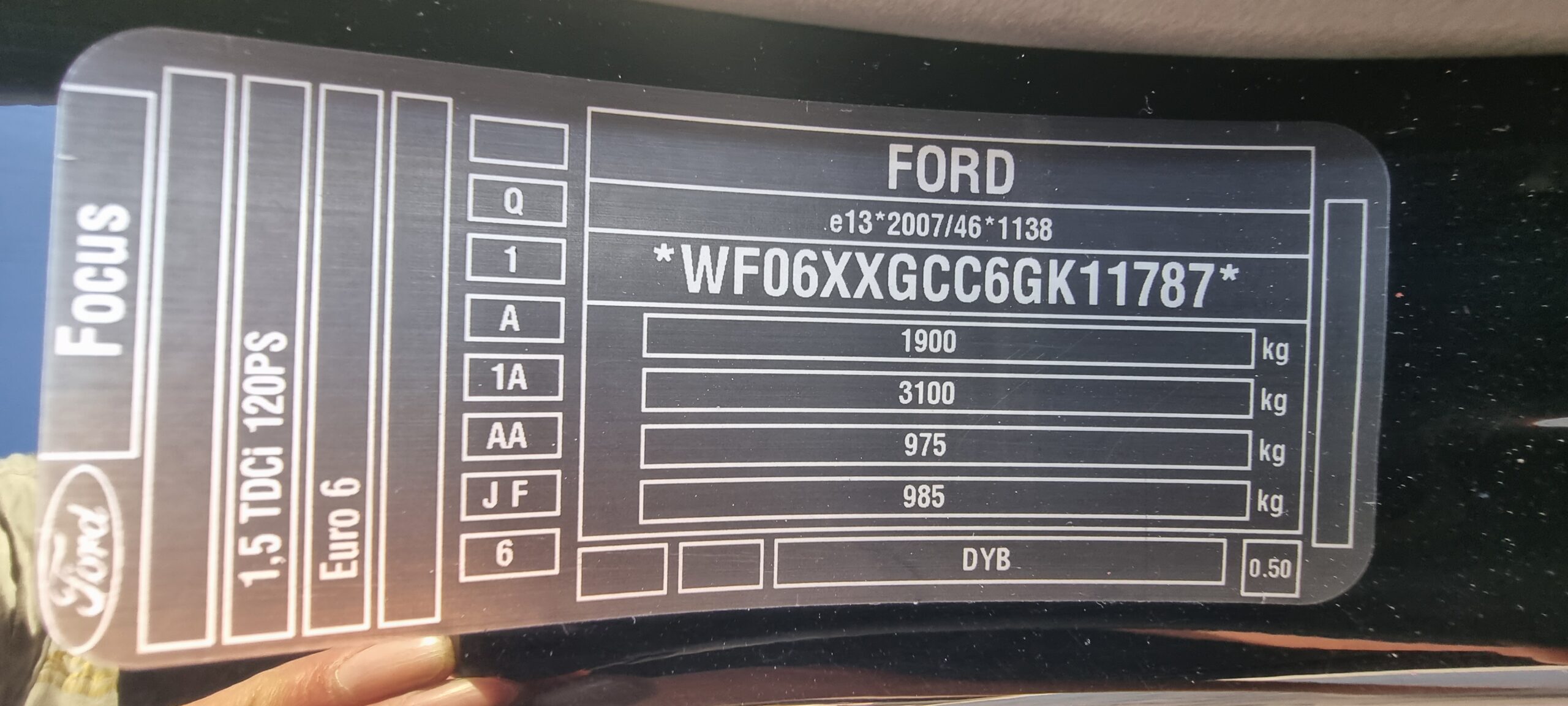 FORD FOCUS 1.5 DIESEL, 120 CP, EURO 6, AN 2016  RATE-LIVRARE-GARANTIE