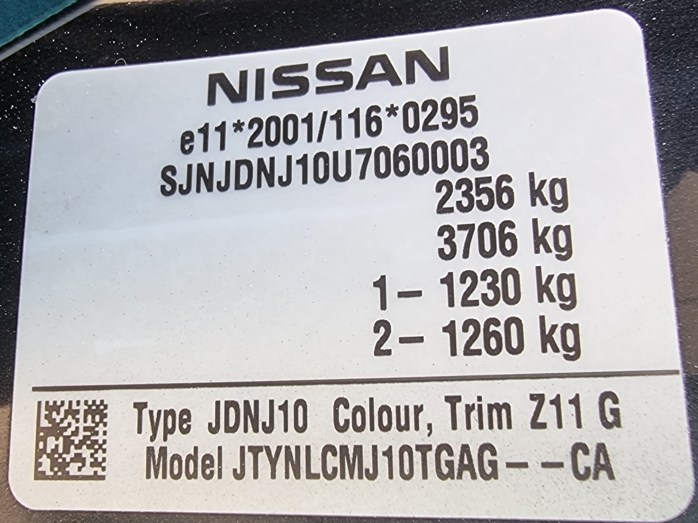 NISSAN QASHQAI 7 LOCURI, 4X4, 2. 0 DIESEL, 150 CP, EURO 5, AN 2011