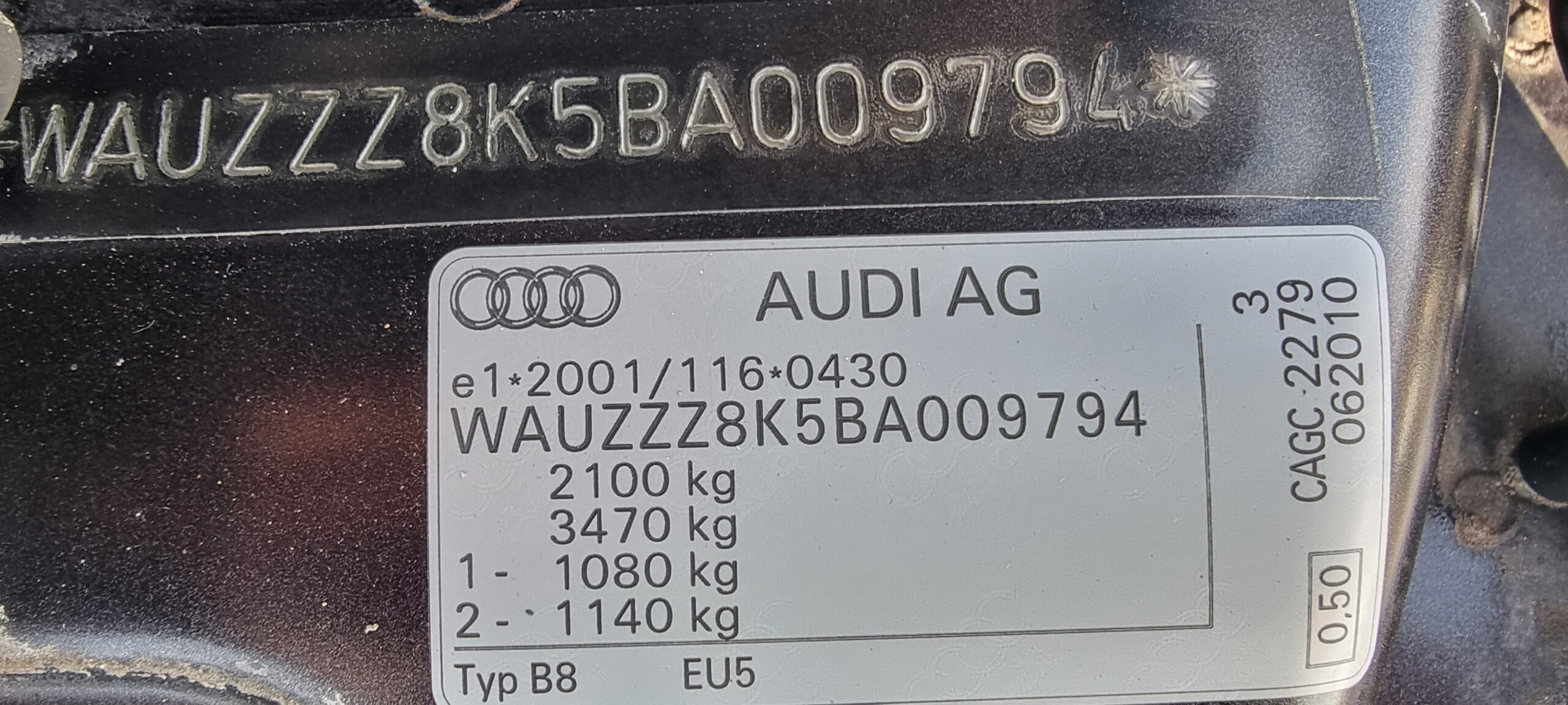 AUDI A4, 2.0 TDI, EURO 5, AN 2011  RATE-LIVRARE-GARANTIE