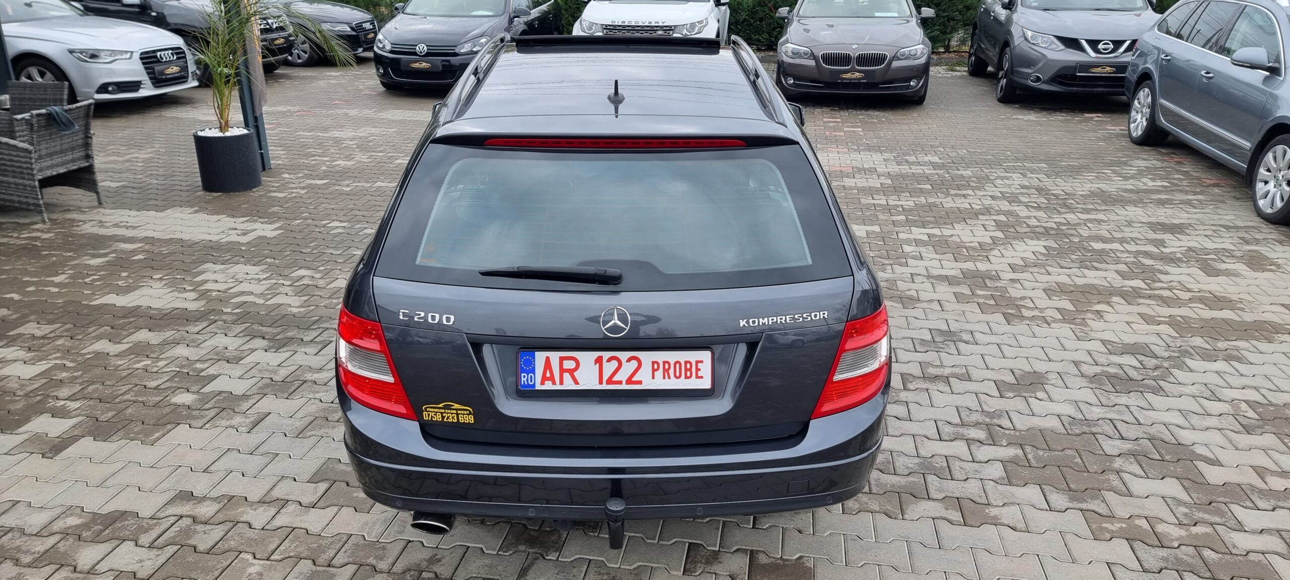 MERCEDES C200 KOMPRESSOR, 1.8 BENZINA, 184 CP, AN 2009   RATE-LIVRARE-GARANTIE