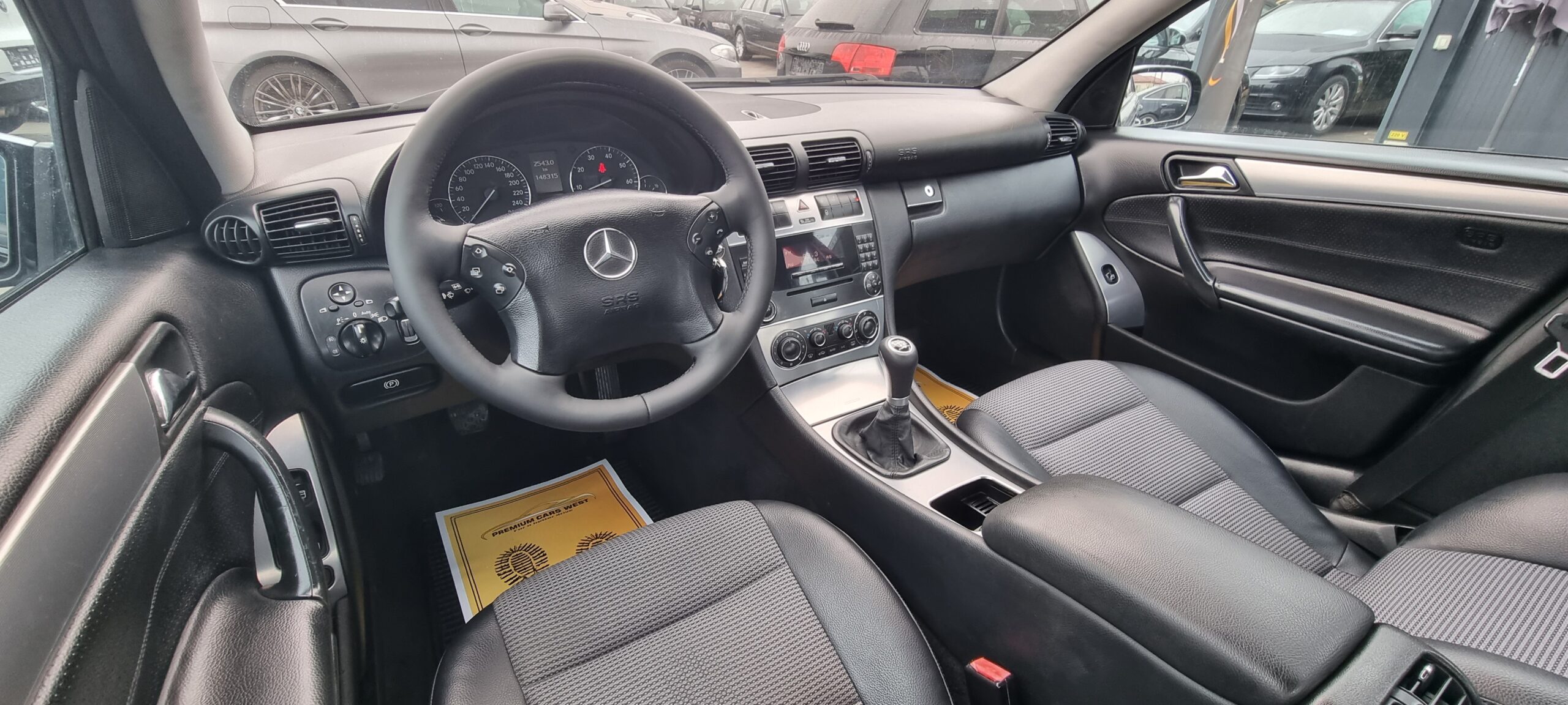 MERCEDES C180 KOMPRESSOR AVANGARDE, 1.8 BENZINA, 143 CP, AN 2006  (REVIZIE EFECTUATA: DISTRIBUTIE, ULEI+FILTRE) RATE-LIVRARE-GARANTIE