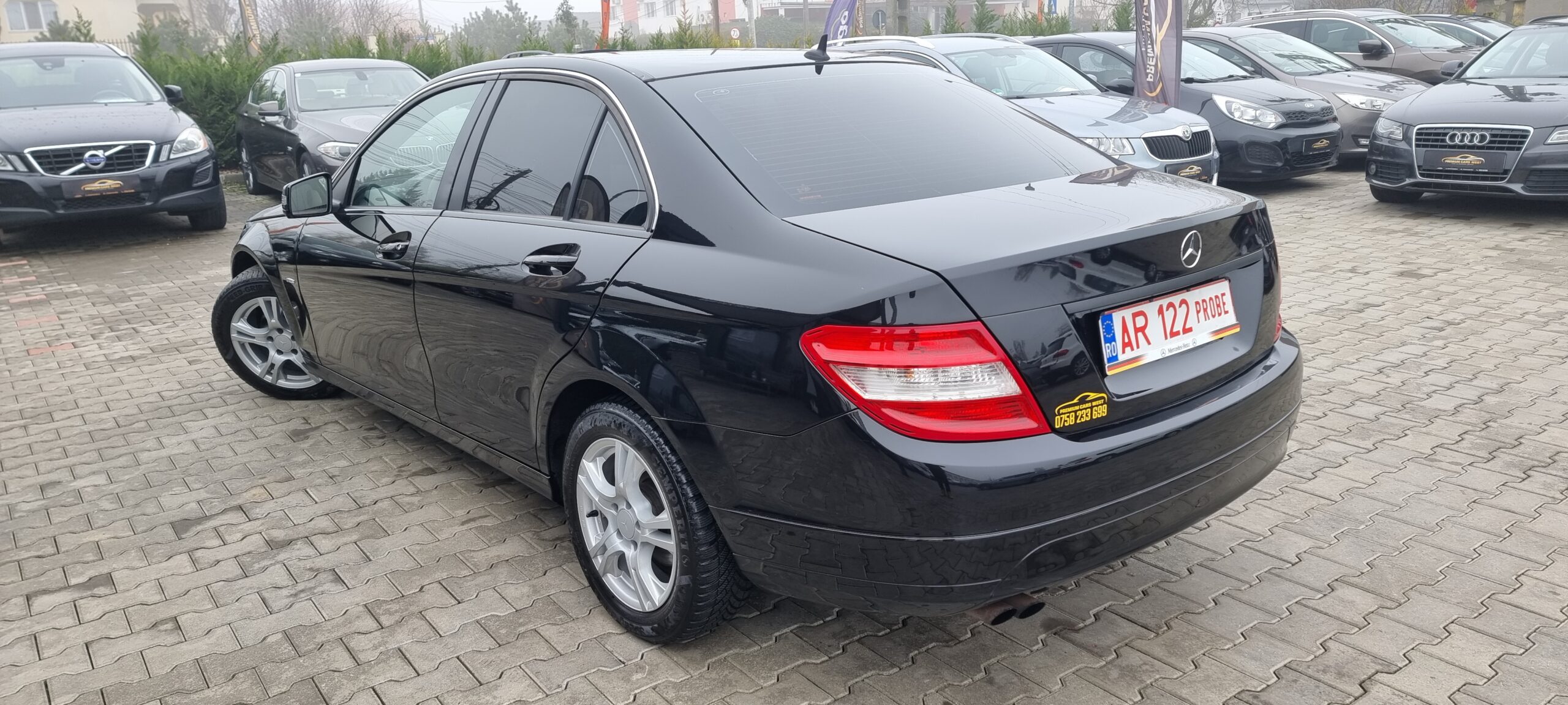 MERCEDES C180 KOMPRESSOR, 156 CP, AN 2008  RATE-LIVRARE-GARANTIE (REVIZII EFECTUATE: DISTRIBUTIE ULEI)