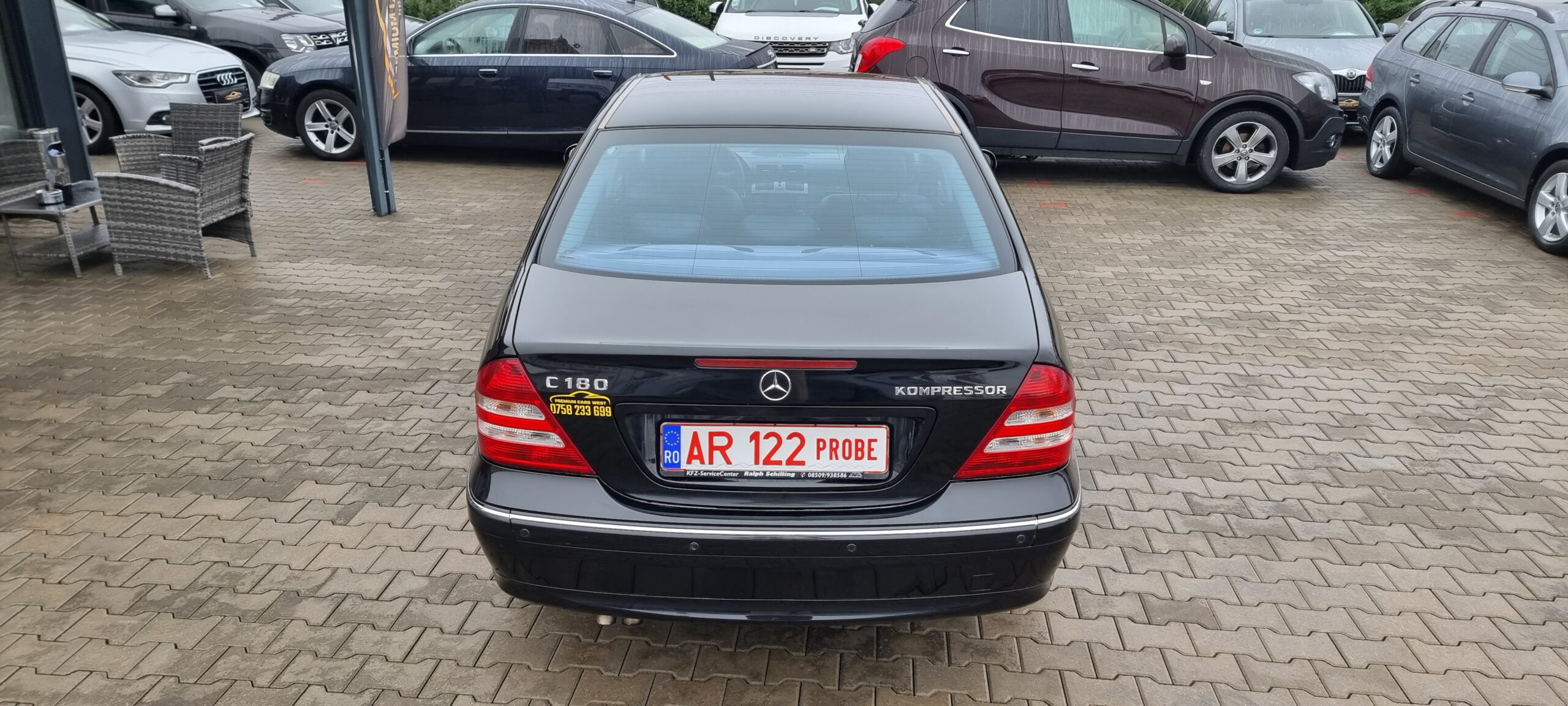 MERCEDES C180 KOMPRESSOR AVANGARDE, 1.8 BENZINA, 143 CP, AN 2006  (REVIZIE EFECTUATA: DISTRIBUTIE, ULEI+FILTRE) RATE-LIVRARE-GARANTIE