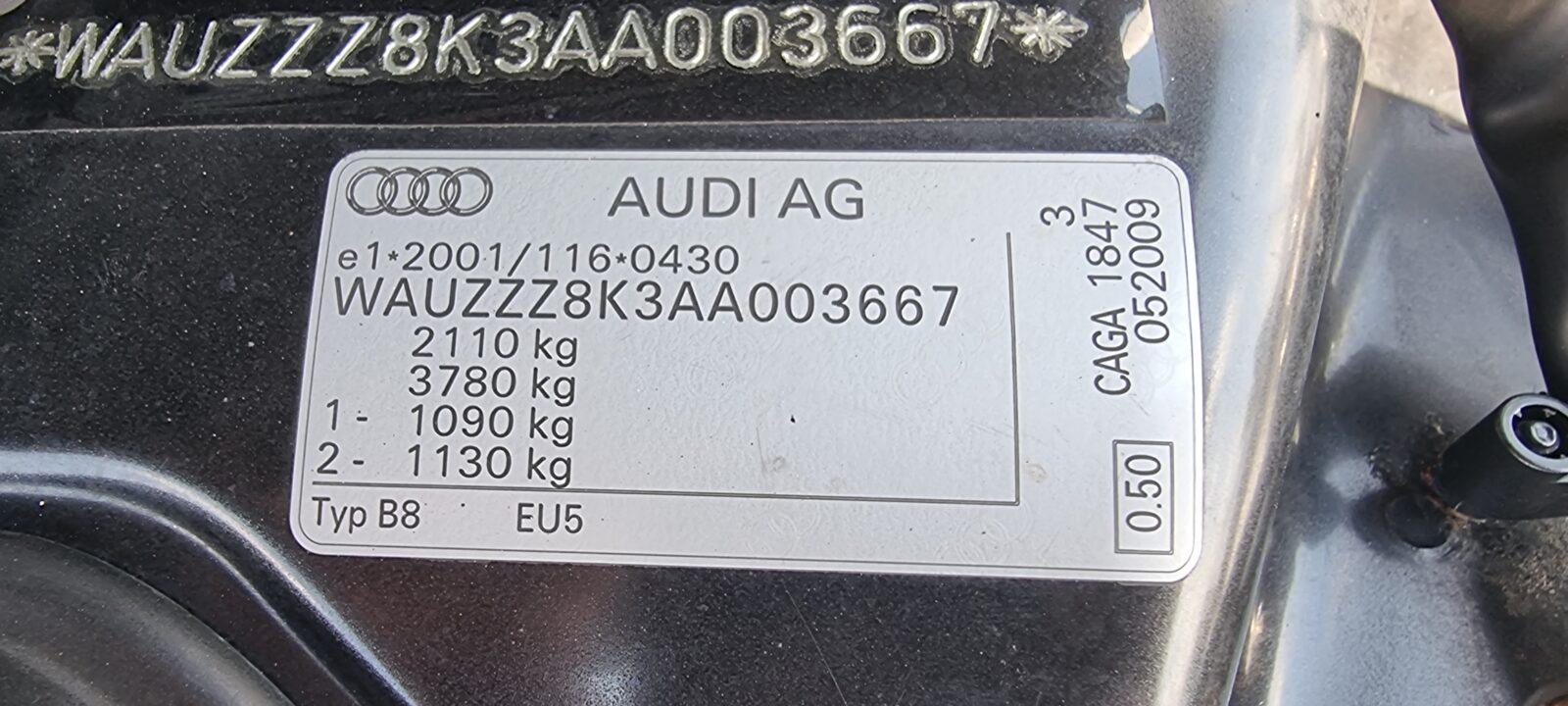 AUDI A4 QUATTRO, 2.0 TDI, 143 CP, AN 2010, EURO 5        RATE-LIVRARE-GARANTIE