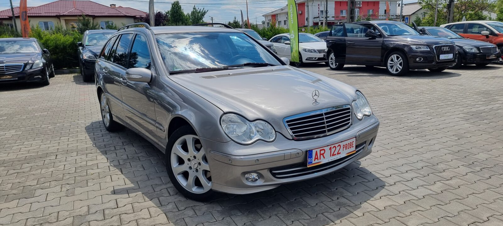 MERCEDES C 180 KOMPRESSOR AVANGARDE   REVIZIE EFECTUATA (DISTRIBUTIE+ULEI FILTRE)   RATE-LIVRARE-GARANTIE