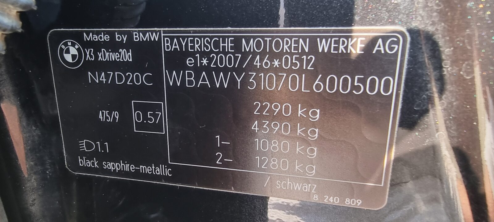 BMW X3 X-DRIVE, 2.0 DIESEL, 177 CP, AN 2011, EURO 5  REVIZIE EFECTUATA(DISTRIBUTIE + ULEI SI FILTRE)    RATE-LIVRARE-GARANTIE