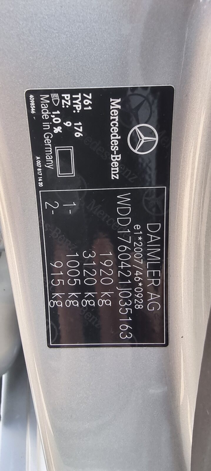 MERCEDES A 180, 1.6 BENZINA, 122 CP, AN 2013, EURO 5       RATE-LIVRARE-GARANTIE