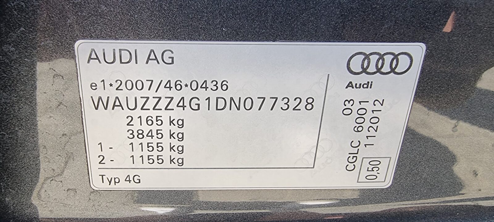 AUDI A6 S-LINE, 2.0 TDI, 177 CP, AN 2013, EURO 5    RATE-LIVRARE-GARANTIE