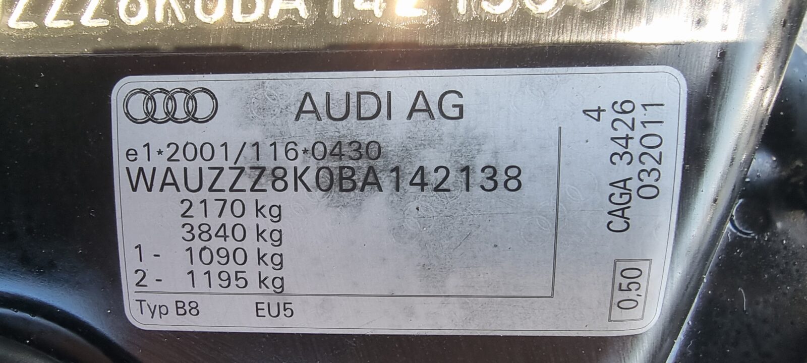 AUDI A4 AVANT QUATTRO S-LINE, 2.0 TDI, 143 CP, AN 2011, EURO 5    RATE-LIVRARE-GARANTIE