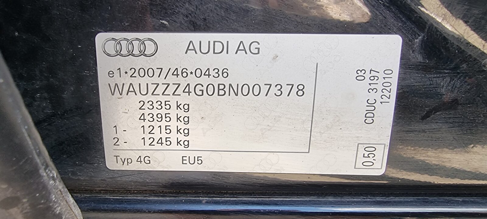 AUDI A7 QUATTRO, 3.0 TDI, 245 CP, AN 2011, EURO 5        RATE-LIVRARE-GARANTIE