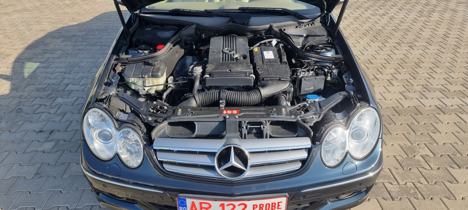 MERCEDES CLK 200 KOMPRESSOR, 1.8 BENZINA, 184 CP, AN 2007   REVIZIE EFECTUATA ( DISTRIBUTIE + ULEI SI FILTRU )   RATE-LIVRARE-GARANTIE
