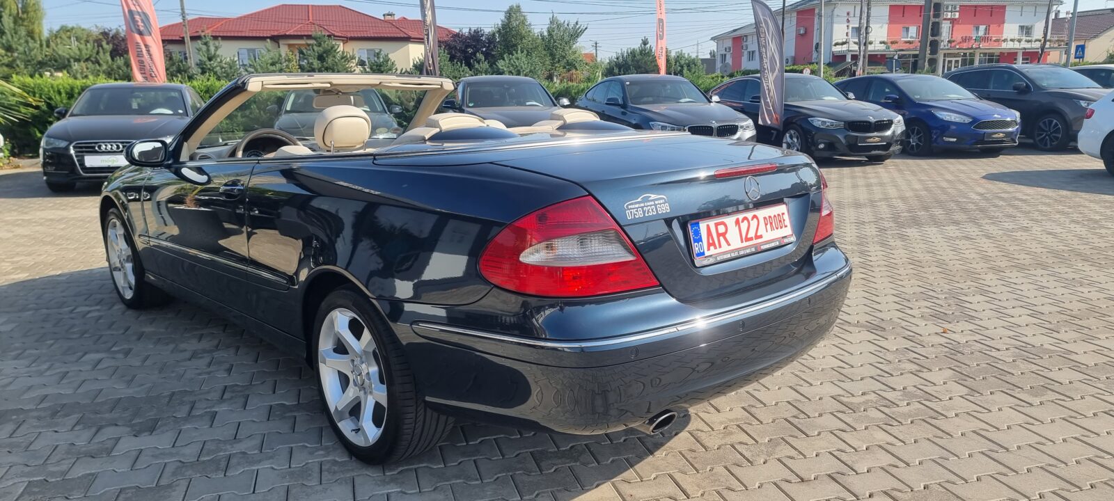 MERCEDES CLK 200 KOMPRESSOR, 1.8 BENZINA, 184 CP, AN 2007   REVIZIE EFECTUATA ( DISTRIBUTIE + ULEI SI FILTRU )   RATE-LIVRARE-GARANTIE
