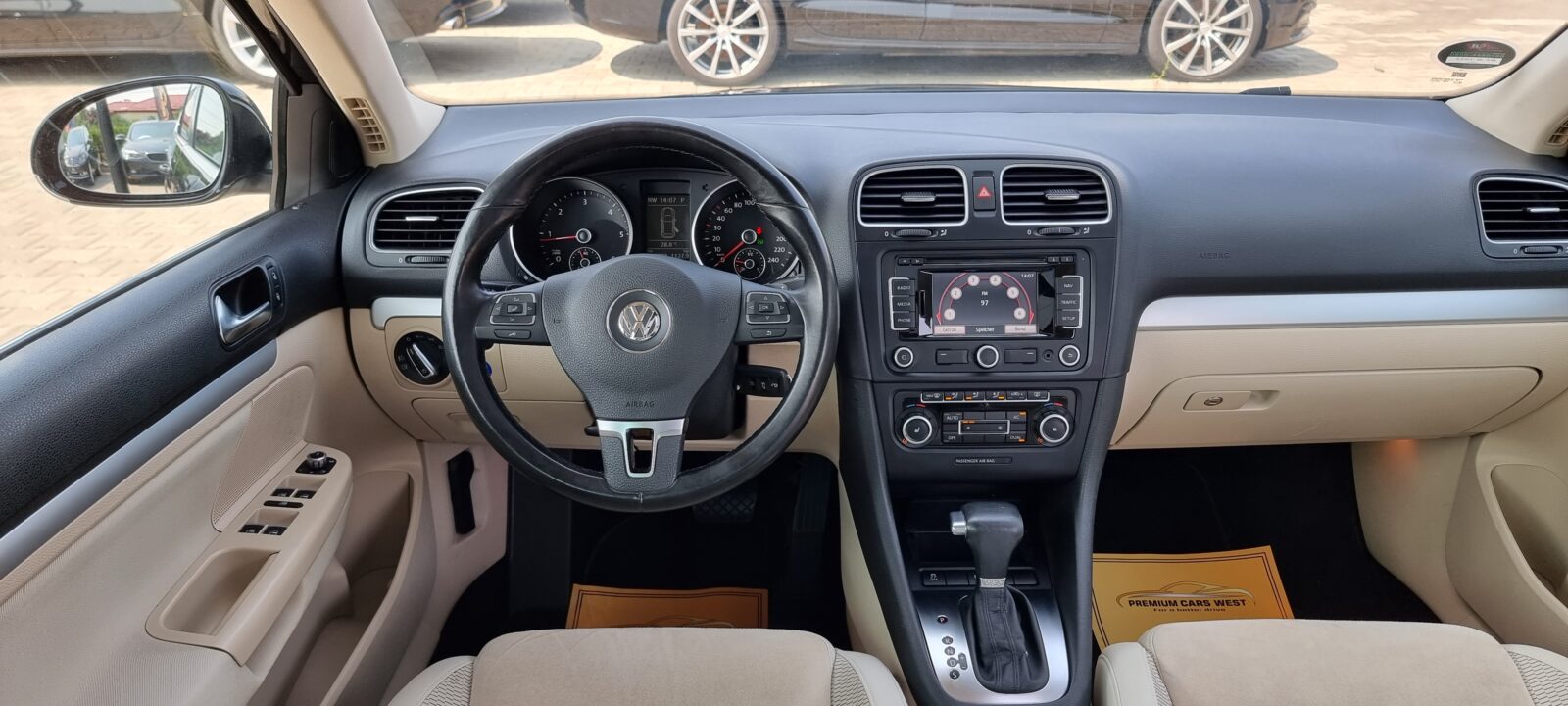 VW GOLF VI, AUTOMAT, PANORAMIC 2.0 TDI, 140 CP, AN 2010, EURO 5  RATE-LIVRARE-GARANTIE