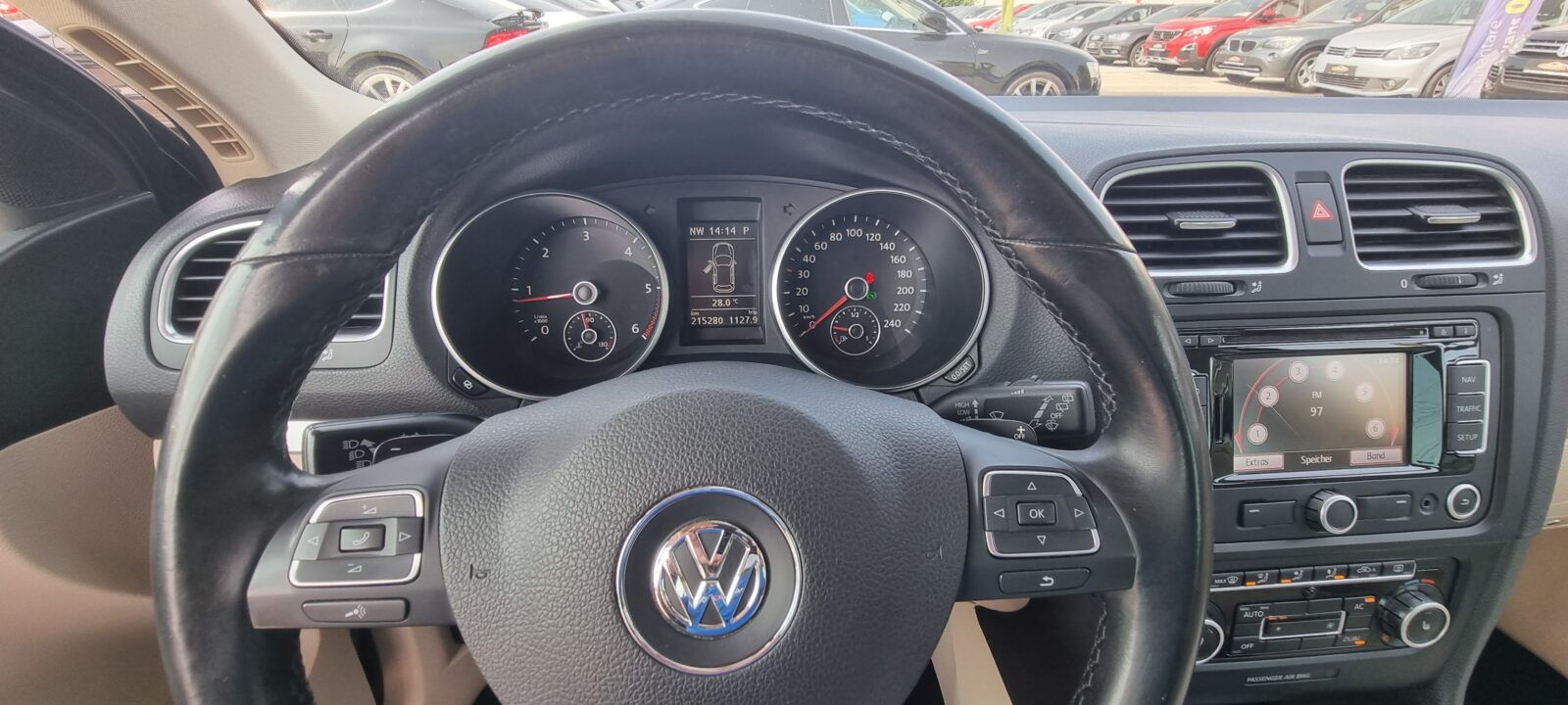 VW GOLF VI, AUTOMAT, PANORAMIC 2.0 TDI, 140 CP, AN 2010, EURO 5  RATE-LIVRARE-GARANTIE