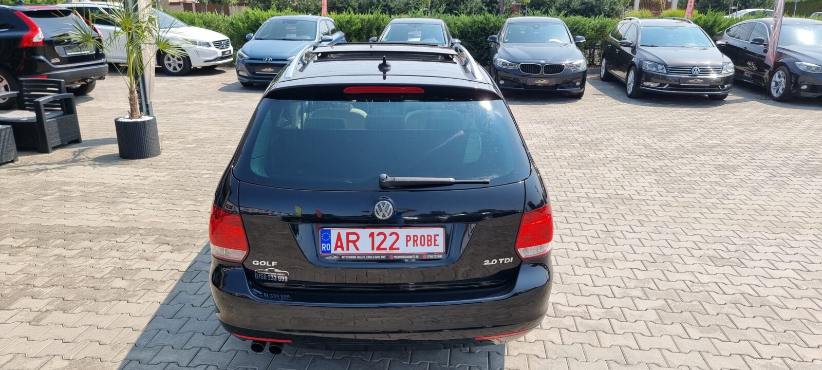 VW GOLF VI, AUTOMAT, PANORAMIC 2.0 TDI, 140 CP, AN 2010, EURO 5  RATE-LIVRARE-GARANTIE