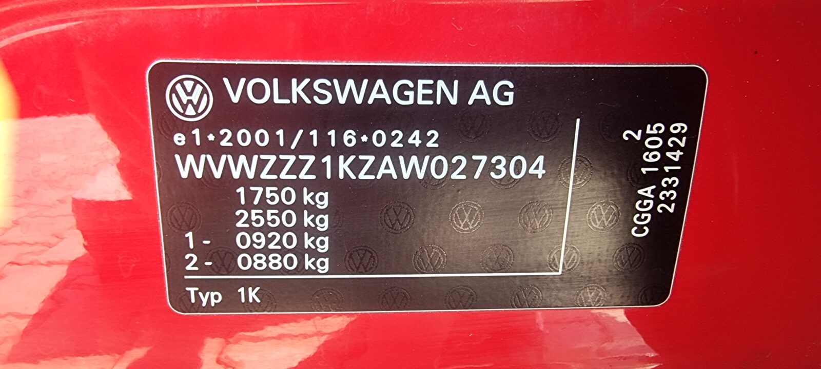 VW GOLF VI, 1.4 TSI, 80 CP, AN 2010, EURO 5       RATE-LIVRARE-GARNATIE