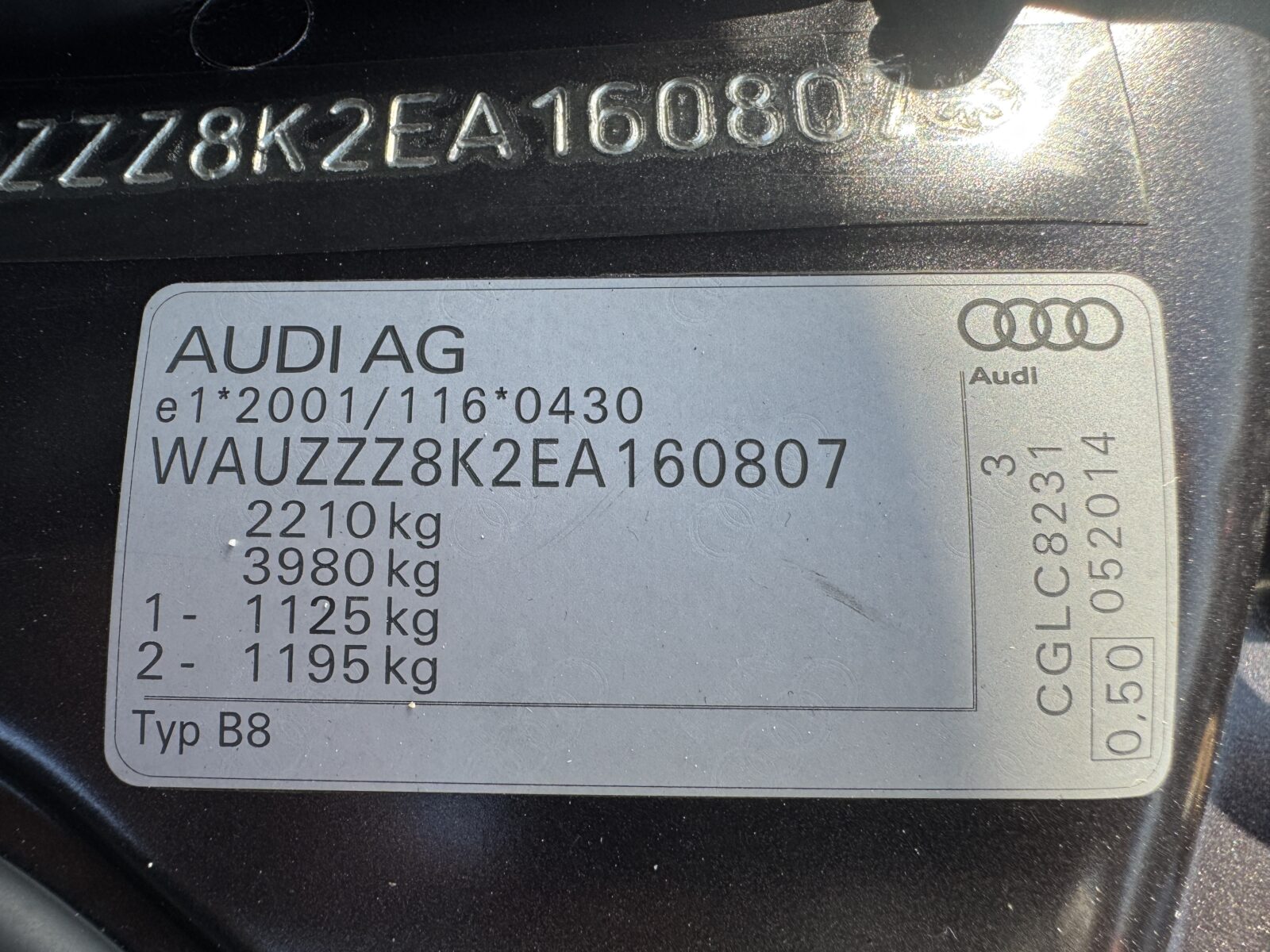 AUDI A4 QUATTRO, 2.0 TDI, 177 CP, AN 2014, EURO 5    RATE-LIVRARE-GARANTIE
